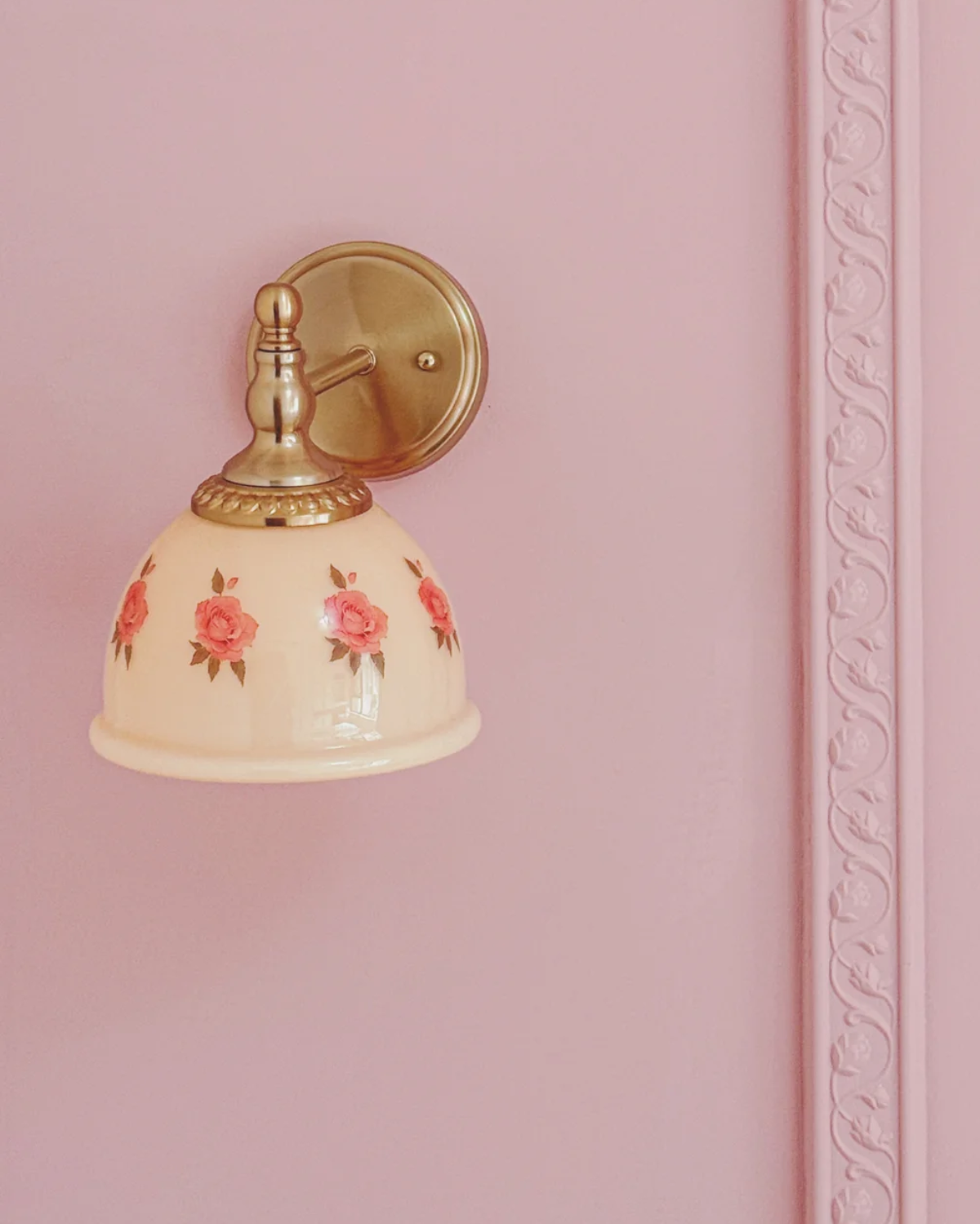 Petite Blossom Glass Wall Light