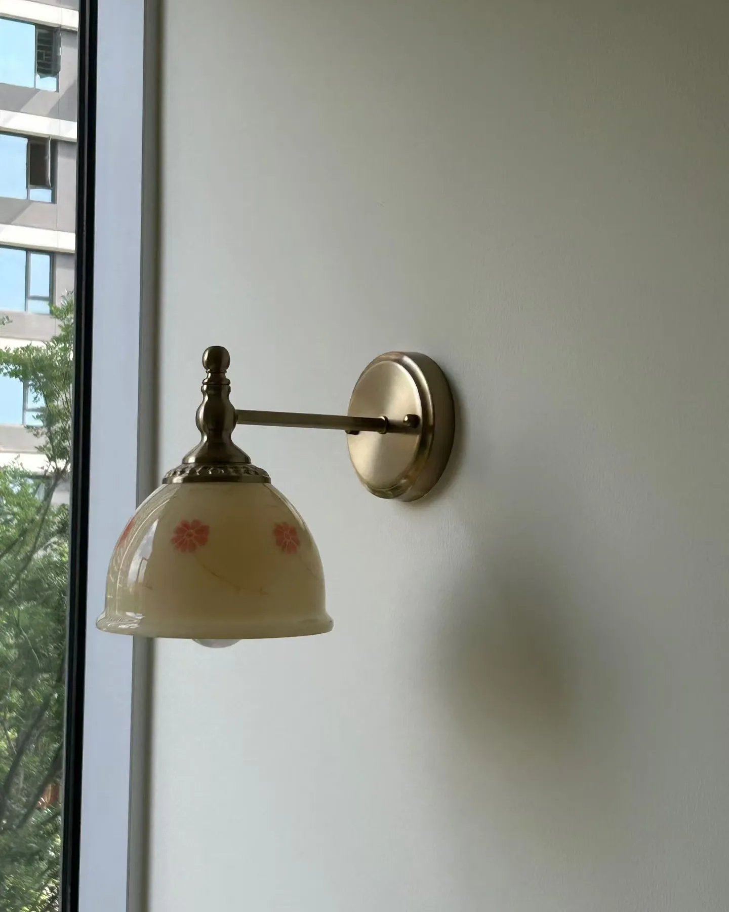 Petite Blossom Glass Wall Light