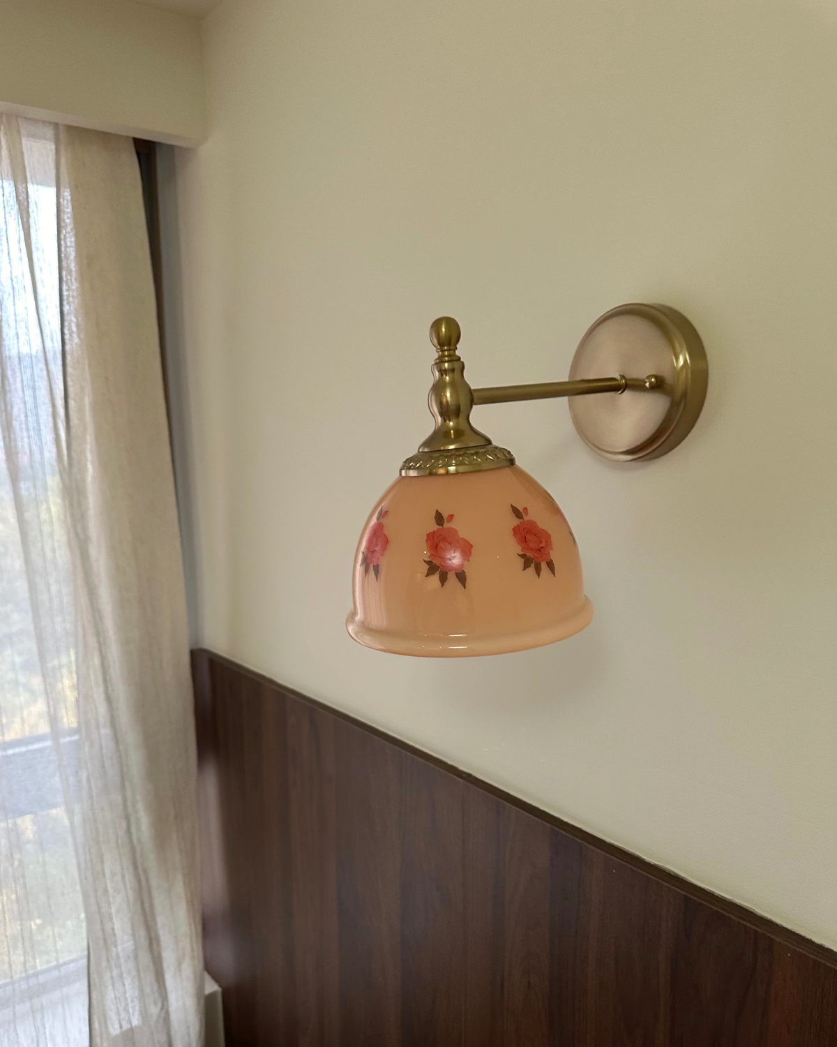 Petite Blossom Glass Wall Light