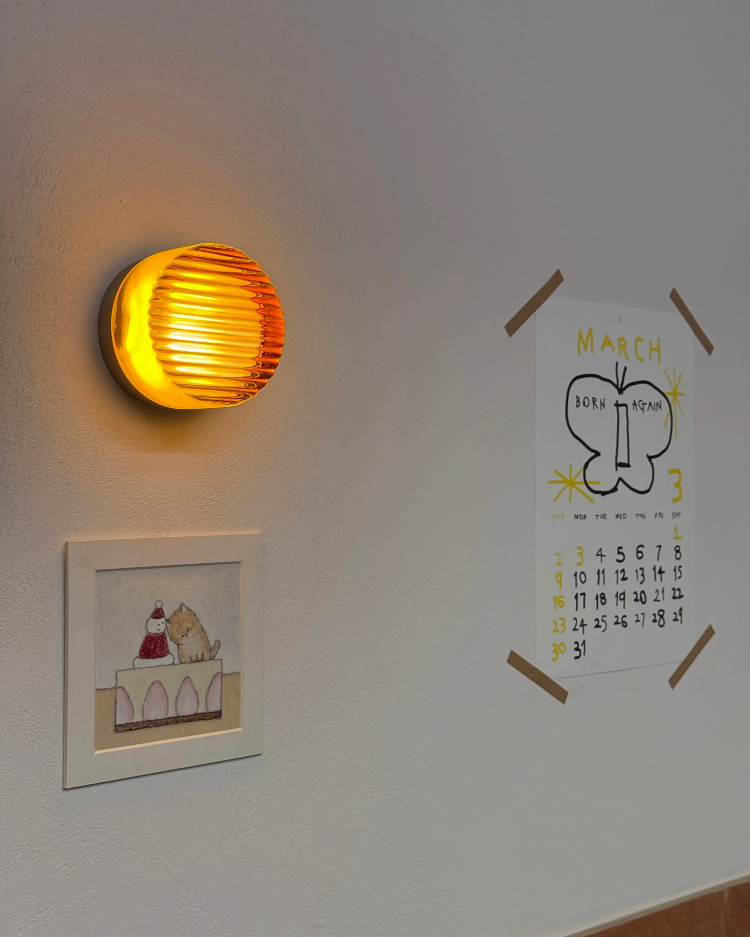 Pico Glow Glass Wall Light