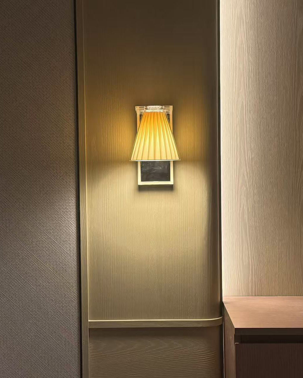 Pleated Glow Wall Sconce