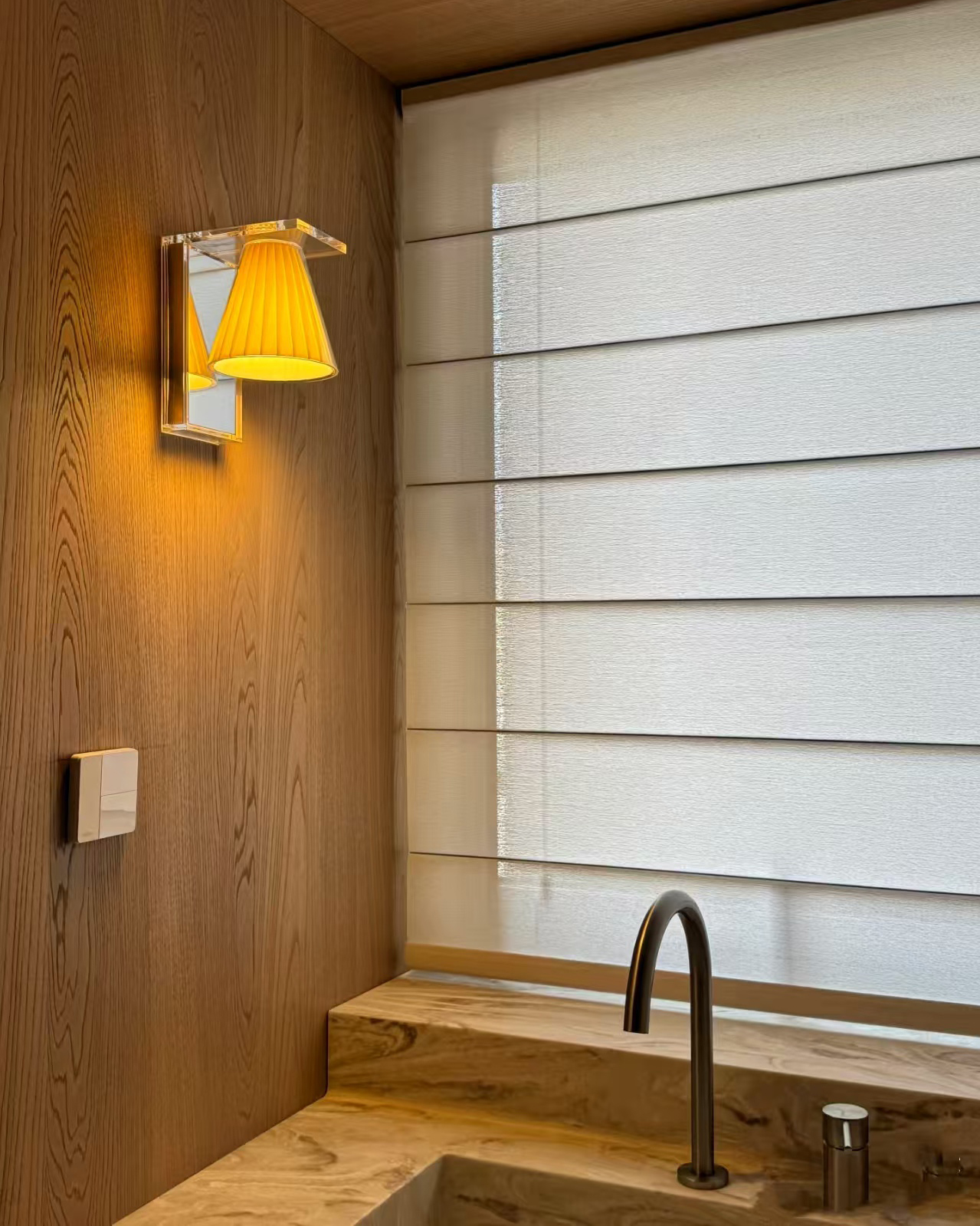 Pleated Glow Wall Sconce