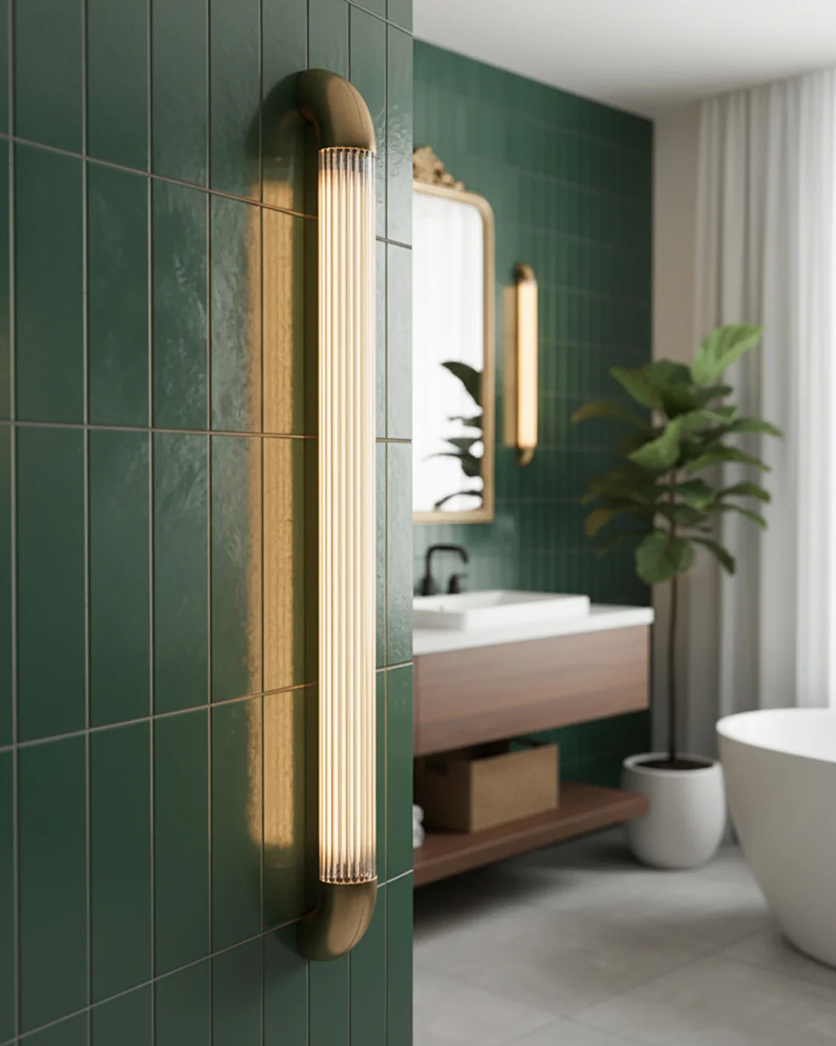 Radiant Ribbon Wall Light