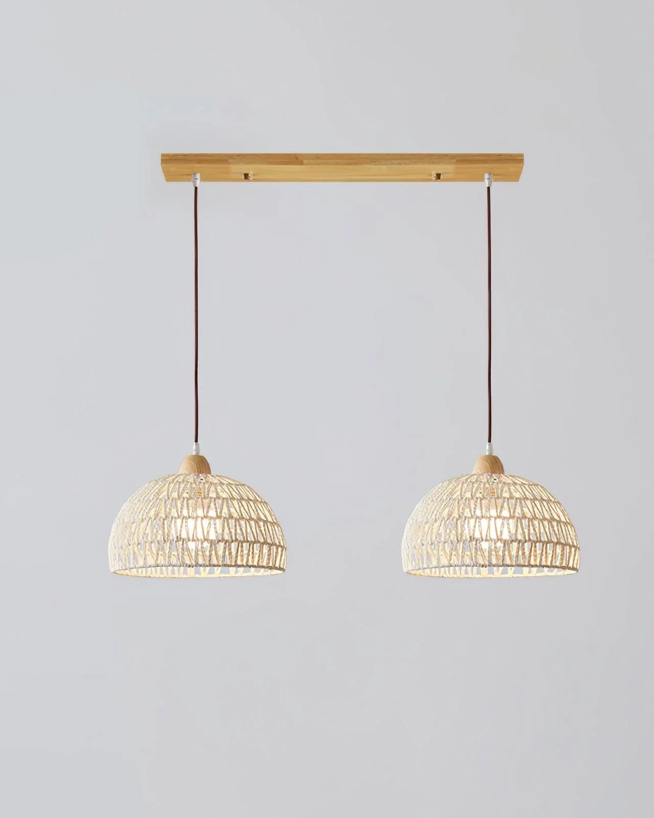 Rattan Arch Pendant Lamp