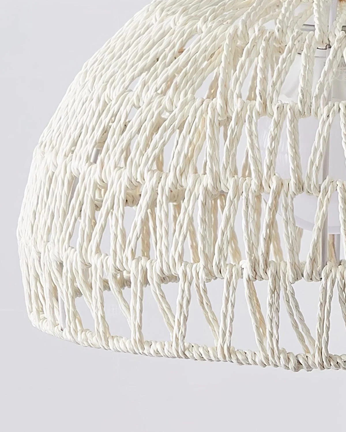 Rattan Arch Pendant Lamp