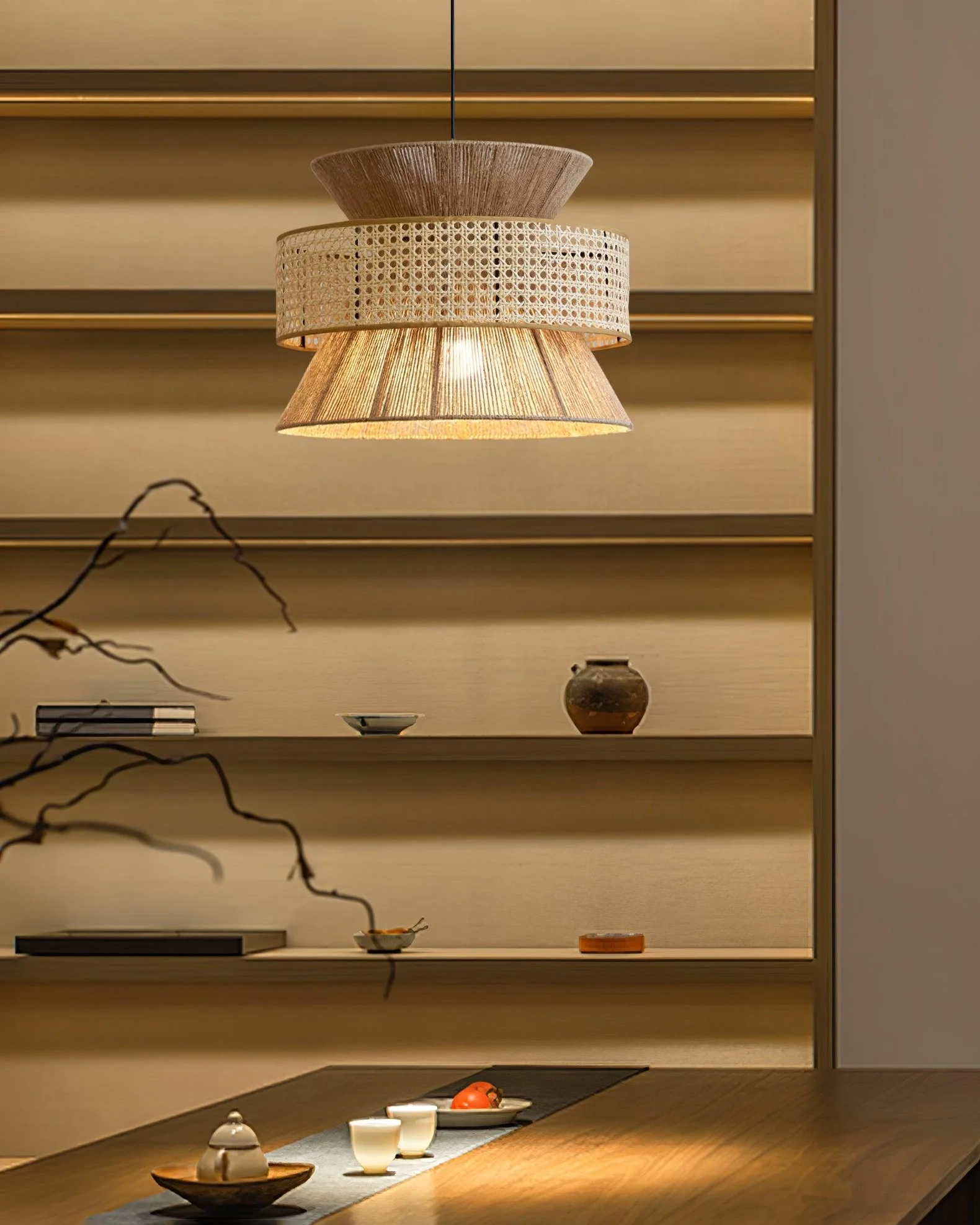 Rattan Bamboo Pendant Lamp