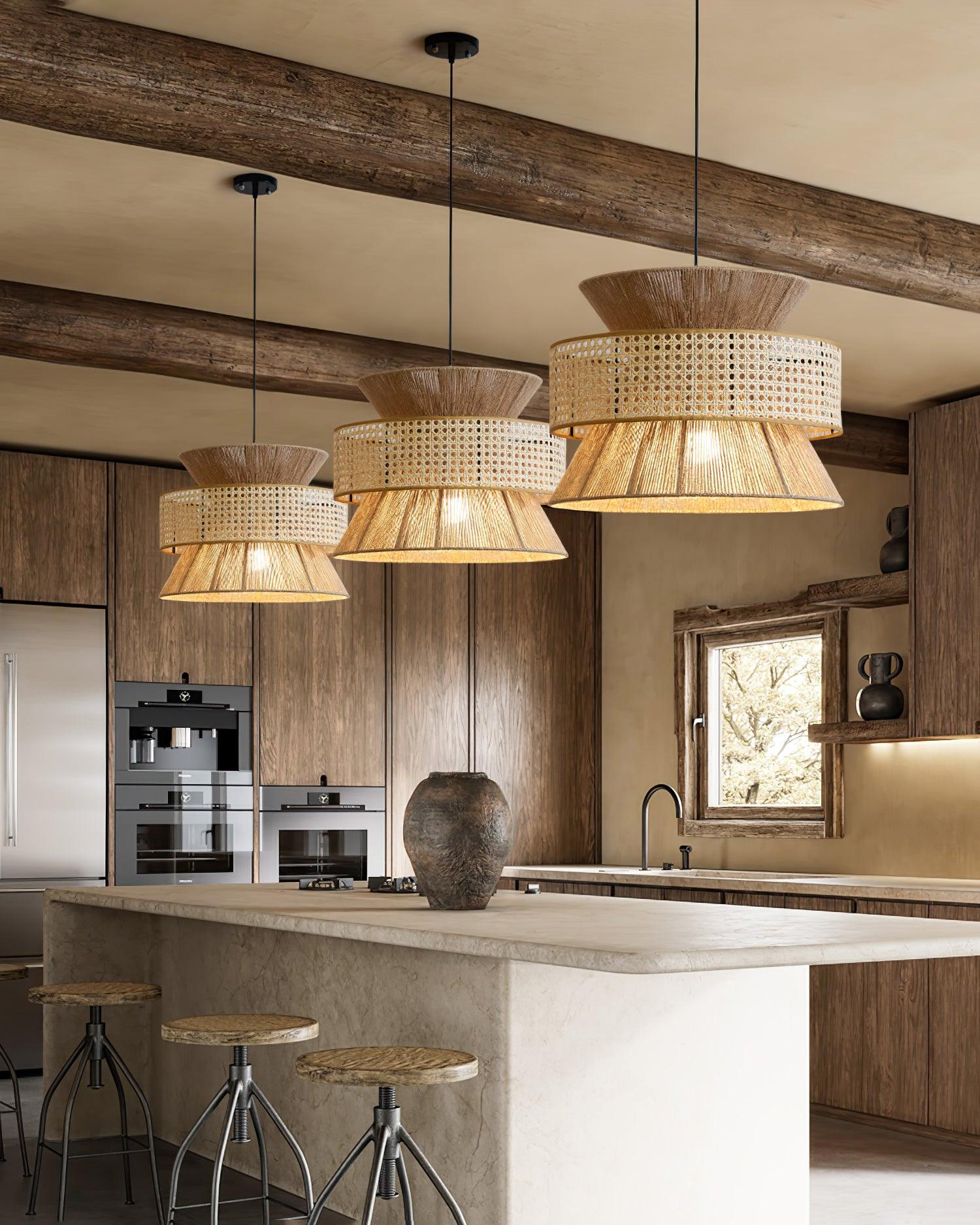 Rattan Bamboo Pendant Lamp