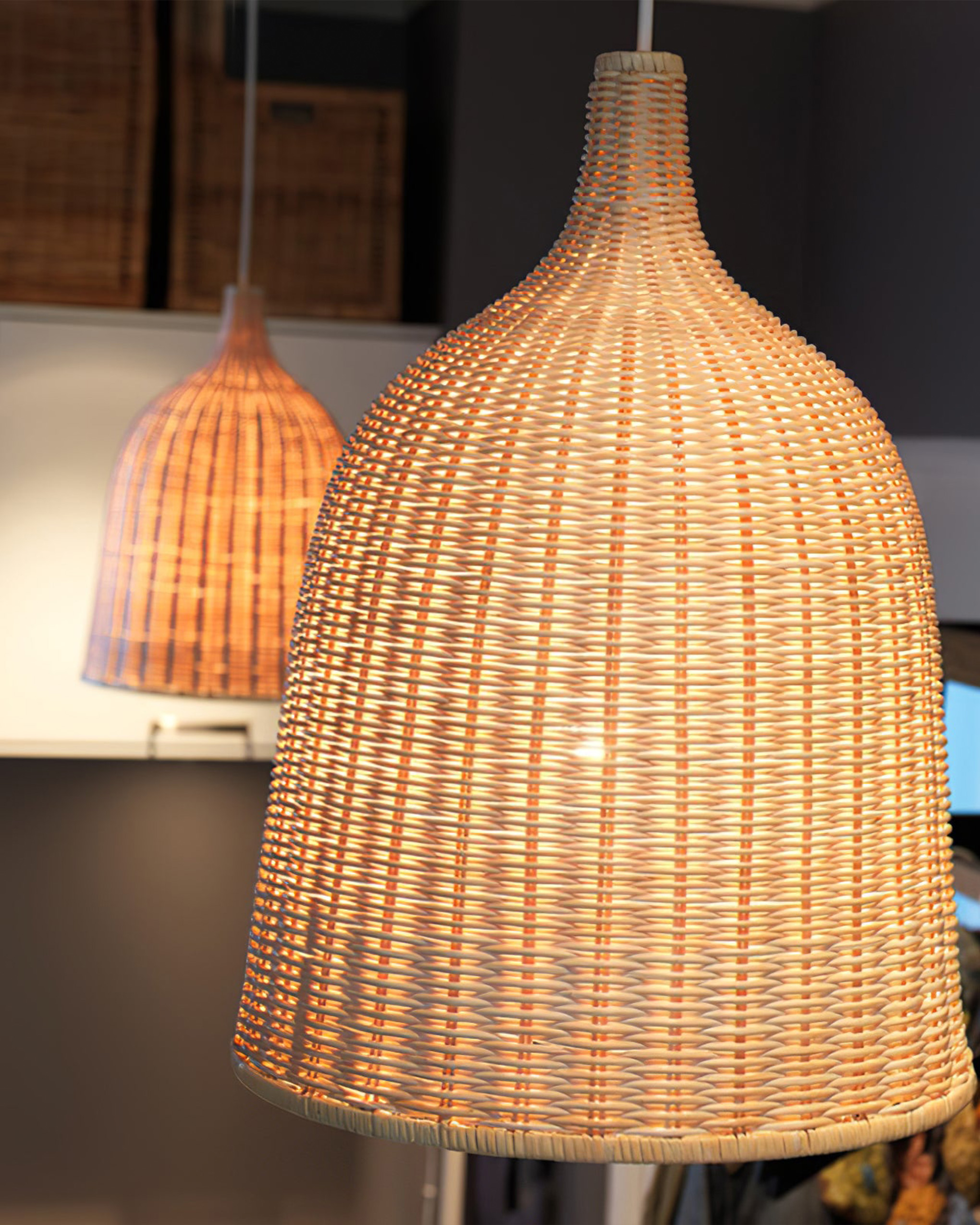 Rattan Pandent Light