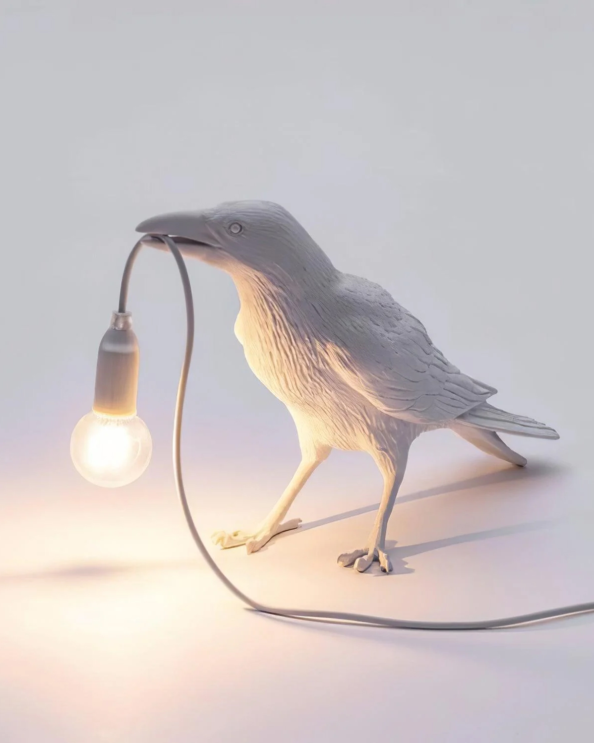 Raven Resin Table Lamp