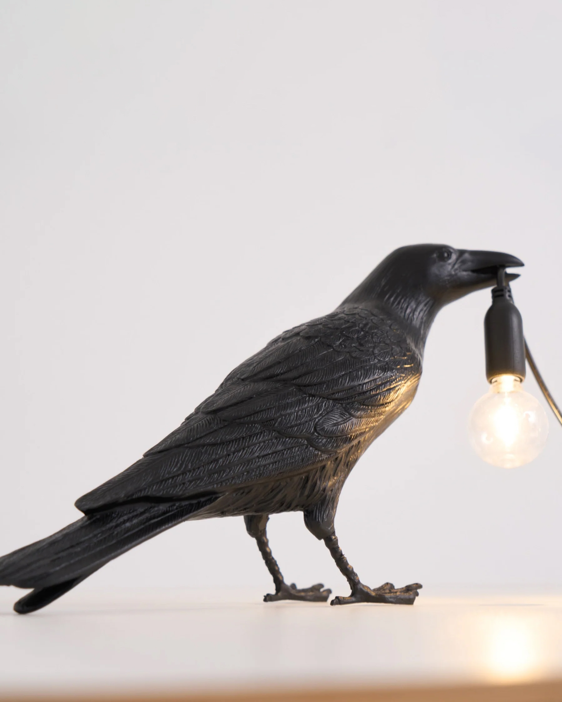 Raven Resin Table Lamp