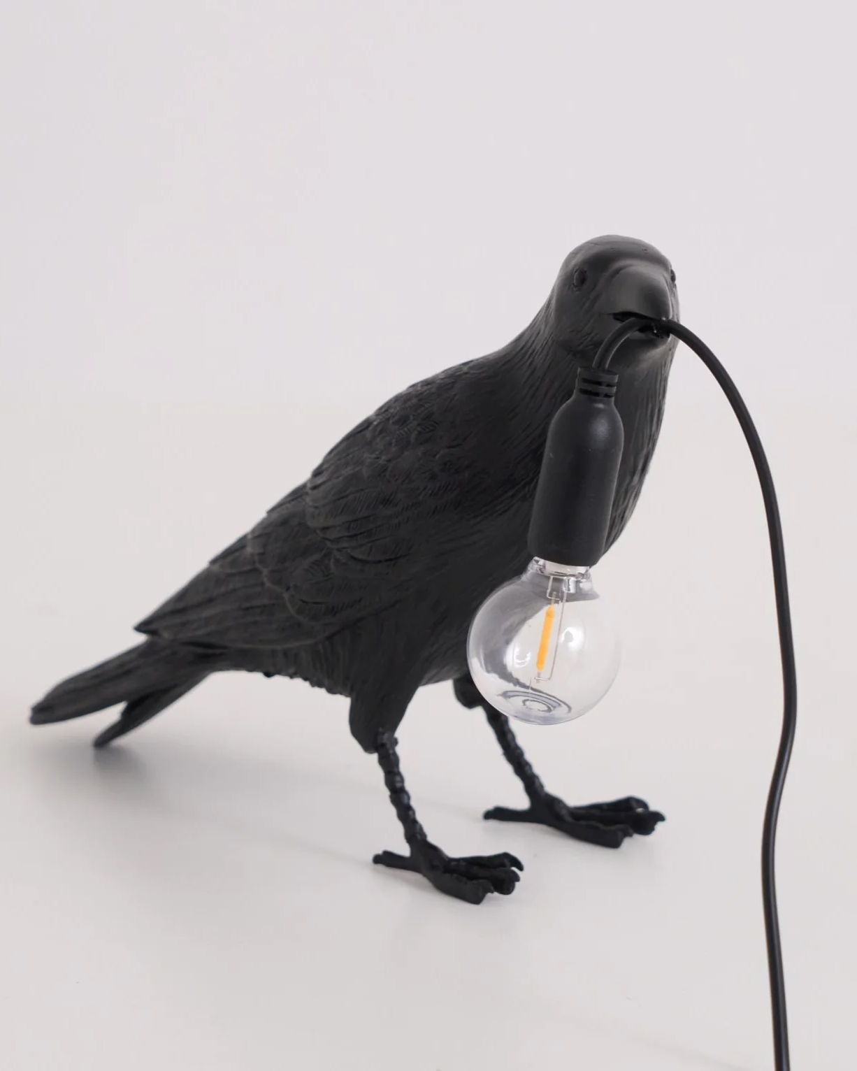 Raven Resin Table Lamp