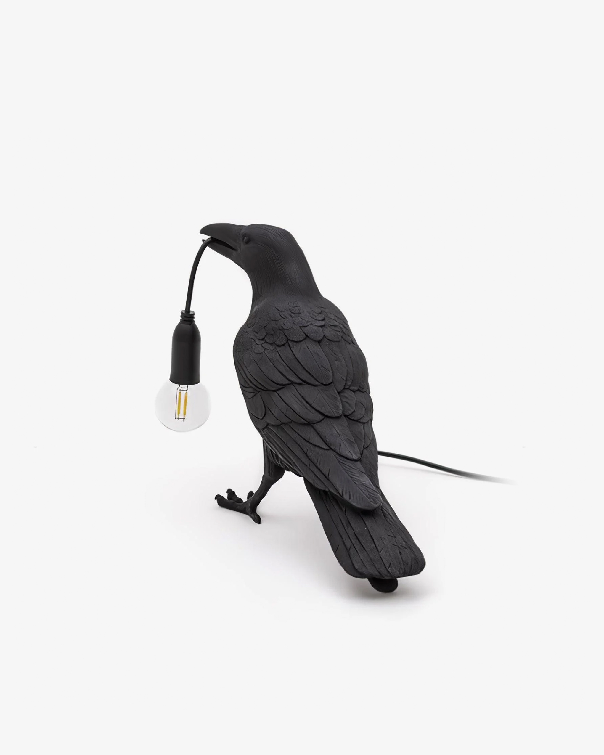 Raven Resin Table Lamp