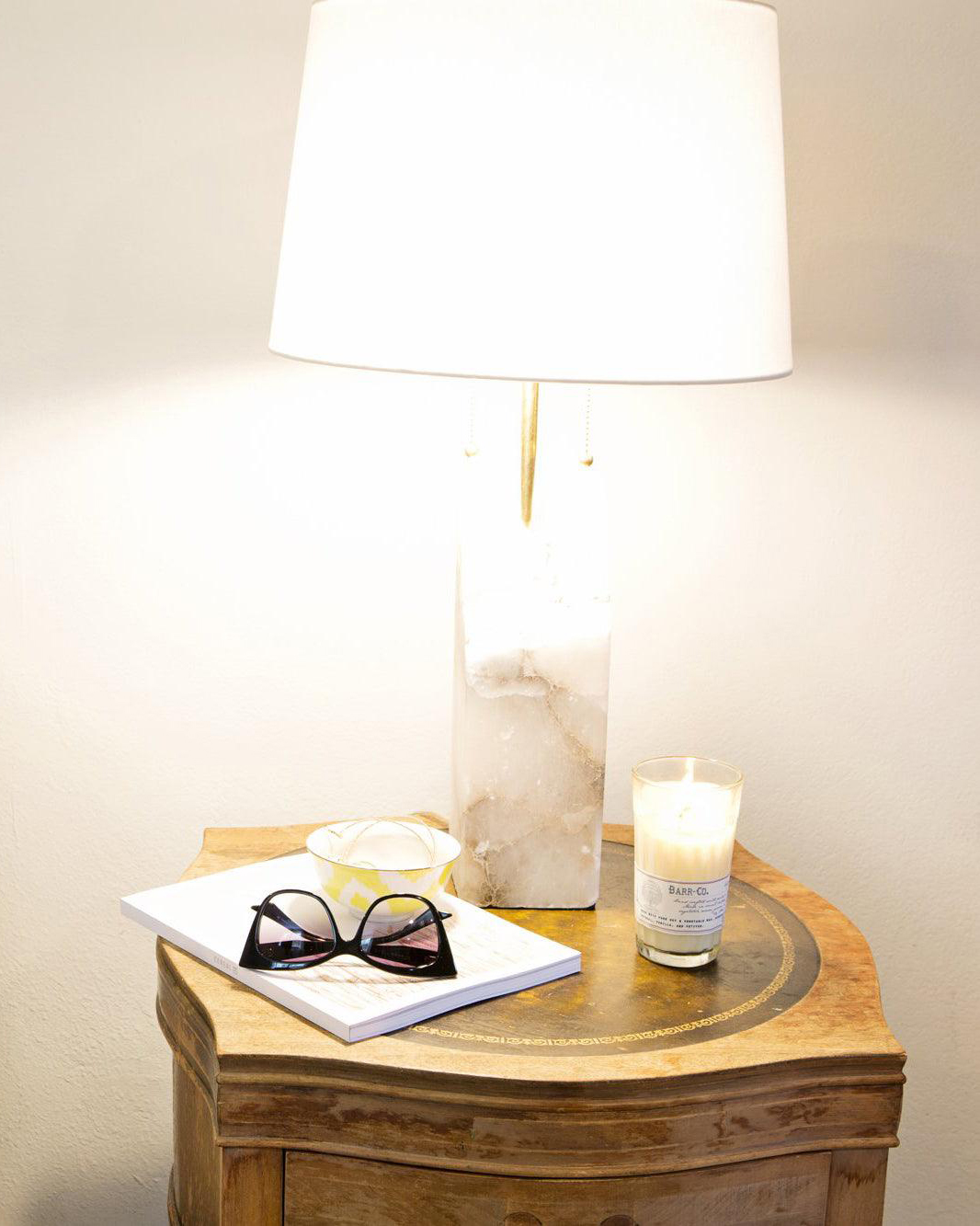Raw Alabaster Table Lamp