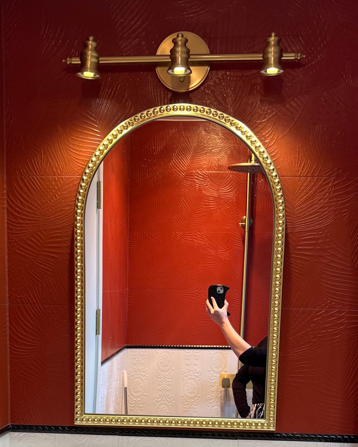 Regal Brass Mirror Light