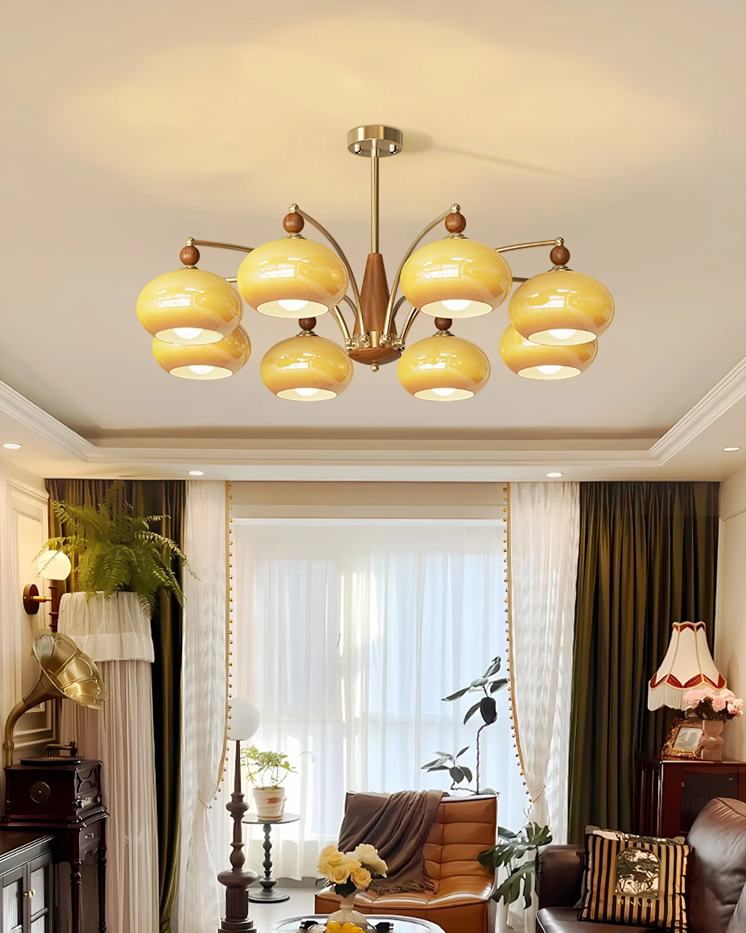 Retro Calliope Chandelier