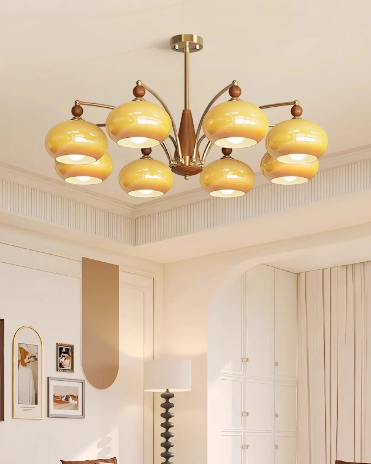 Retro Calliope Chandelier