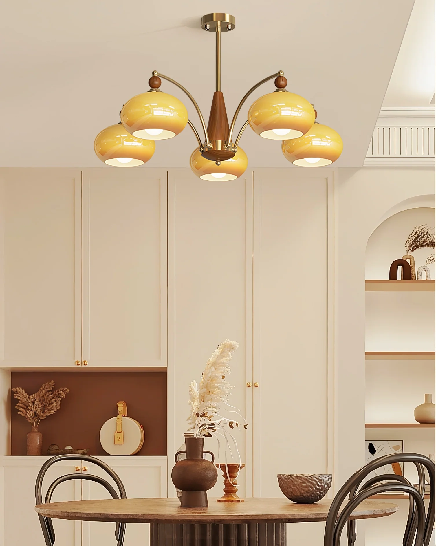 Retro Calliope Chandelier