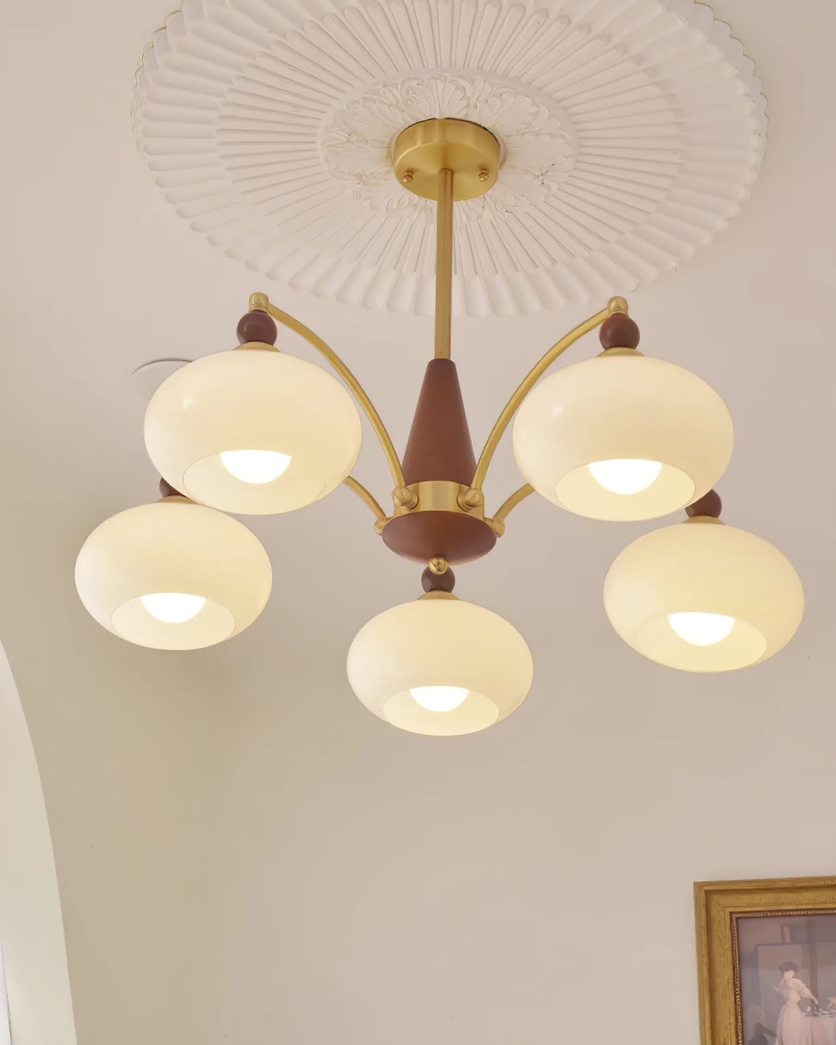 Retro Calliope Chandelier