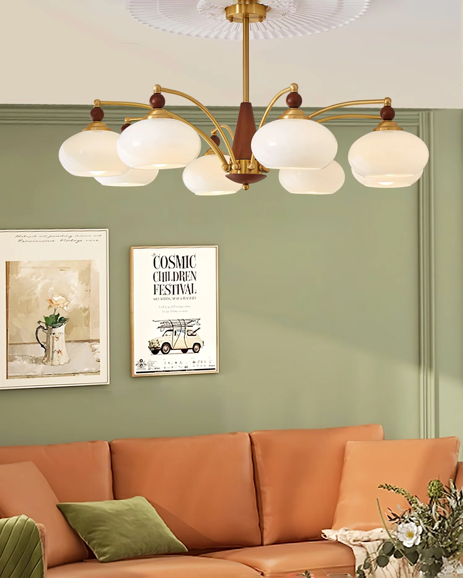 Retro Calliope Chandelier