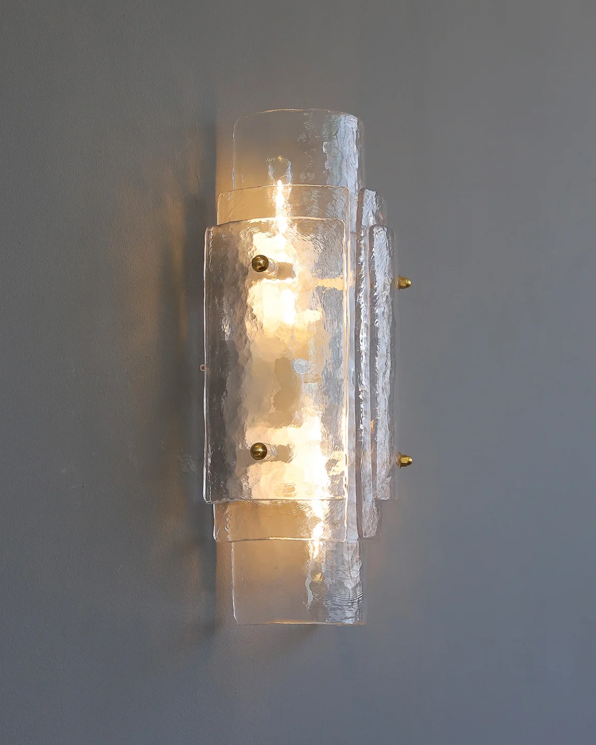 Ribbon Veil Murano Glass Wall Sconce