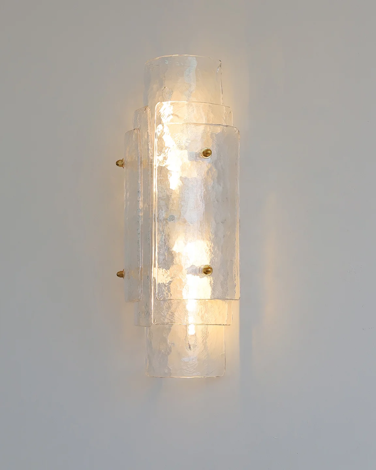 Ribbon Veil Murano Glass Wall Sconce
