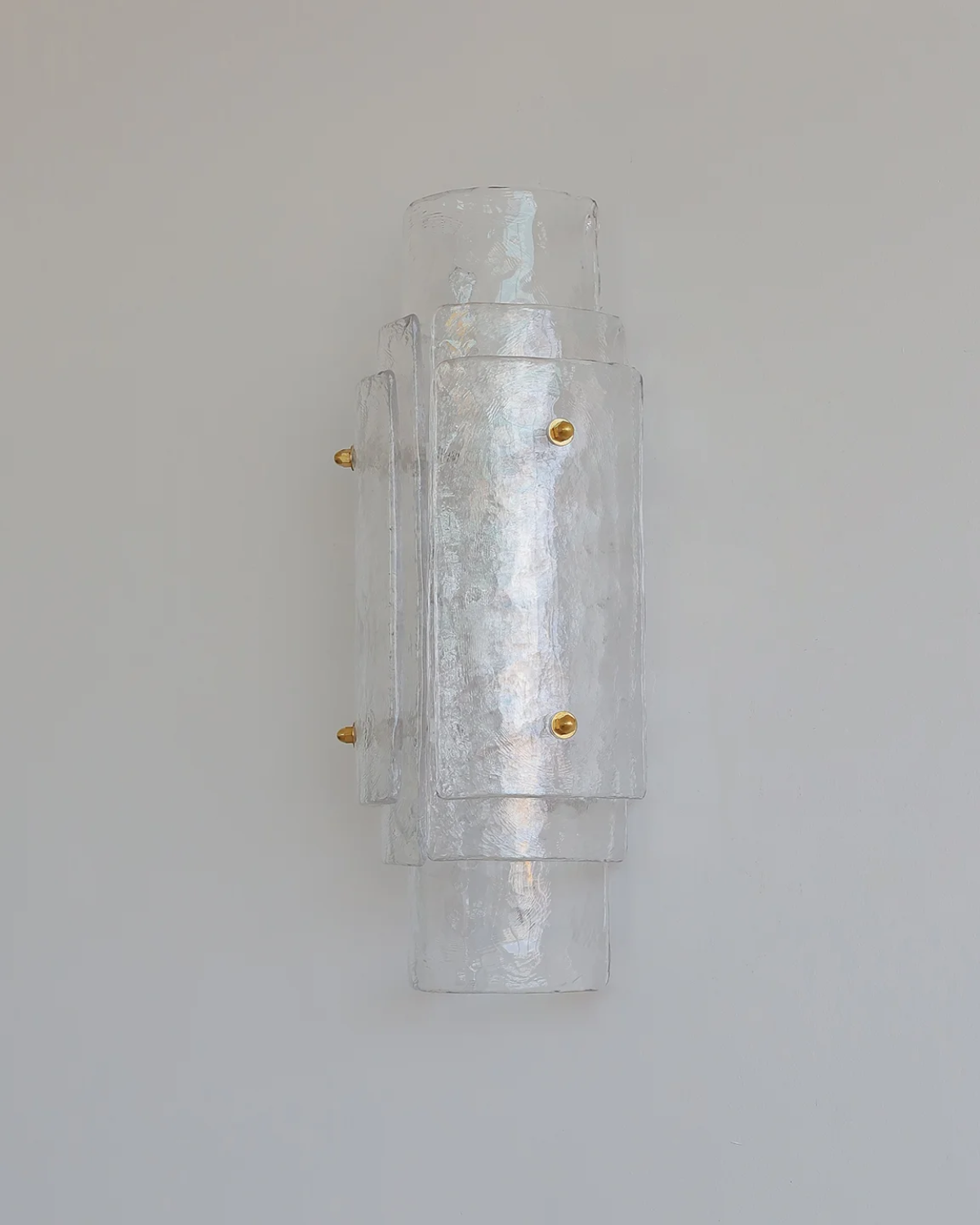 Ribbon Veil Murano Glass Wall Sconce