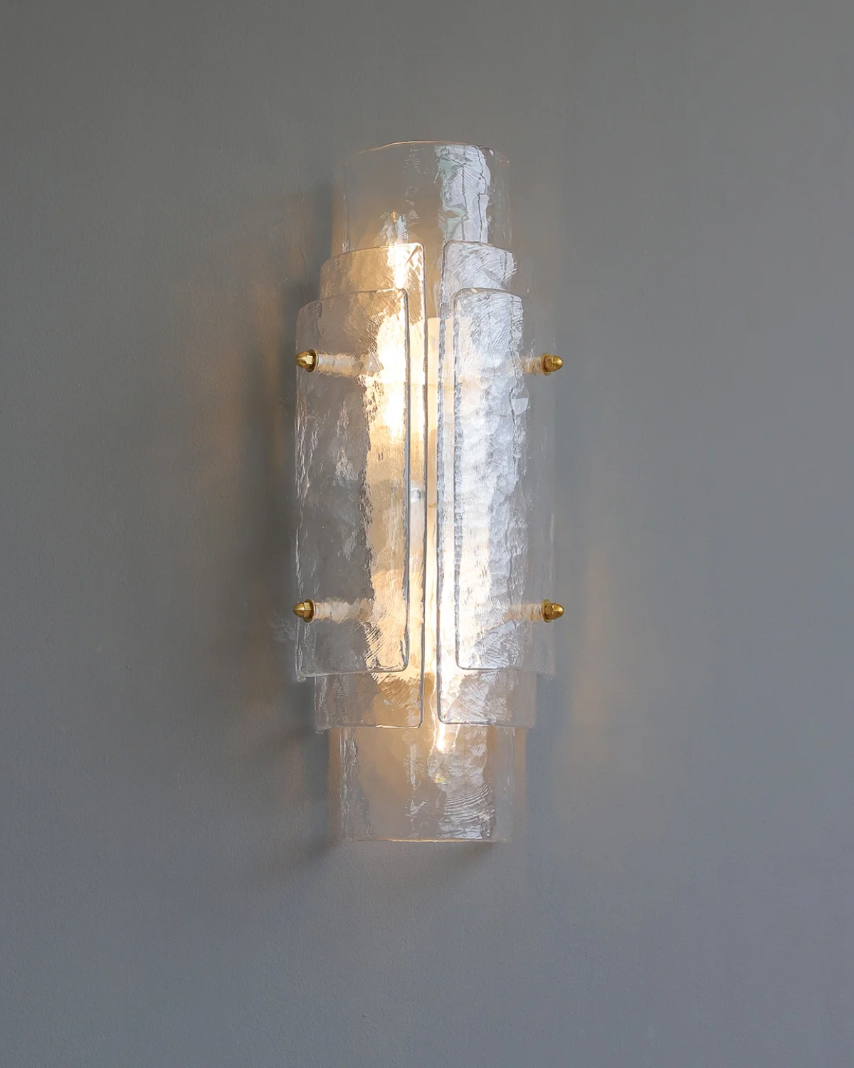 Ribbon Veil Murano Glass Wall Sconce