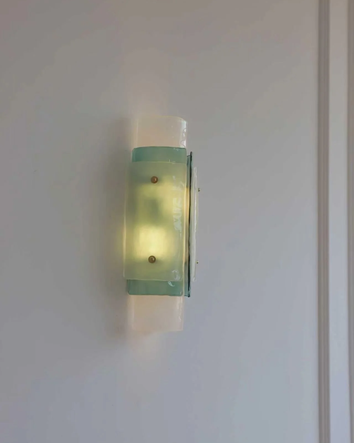 Ribbon Veil Murano Glass Wall Sconce