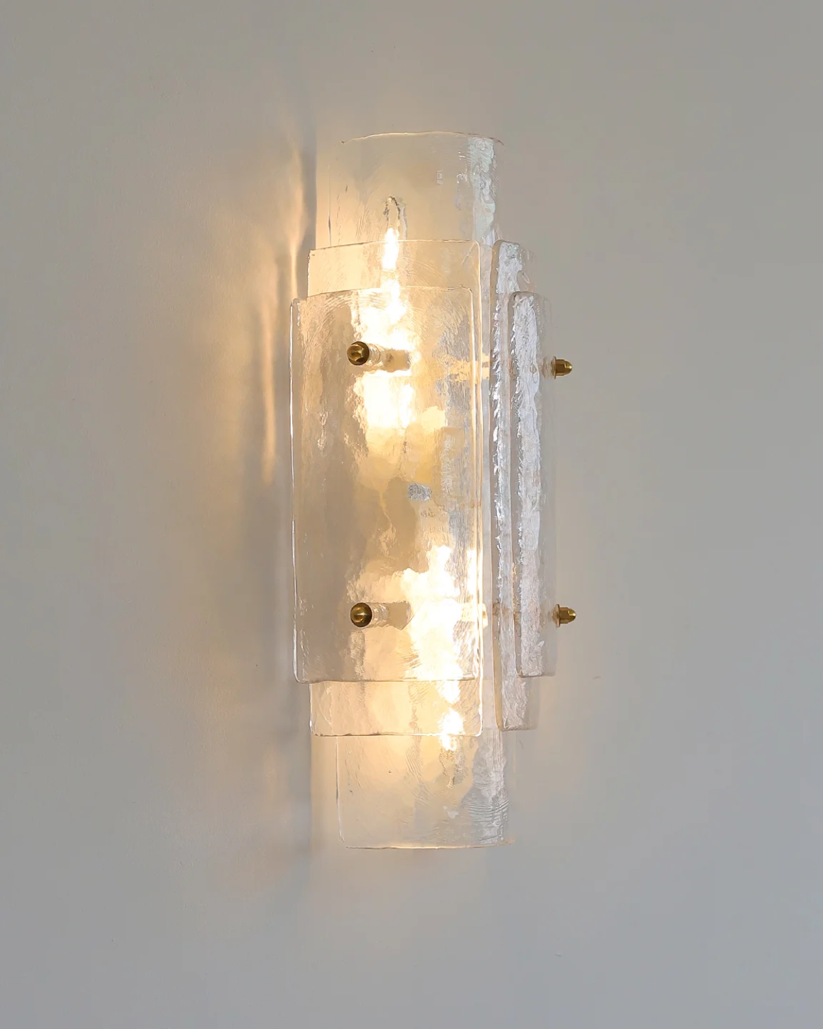 Ribbon Veil Murano Glass Wall Sconce