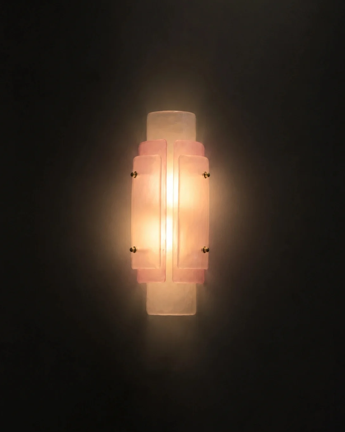 Ribbon Veil Murano Glass Wall Sconce