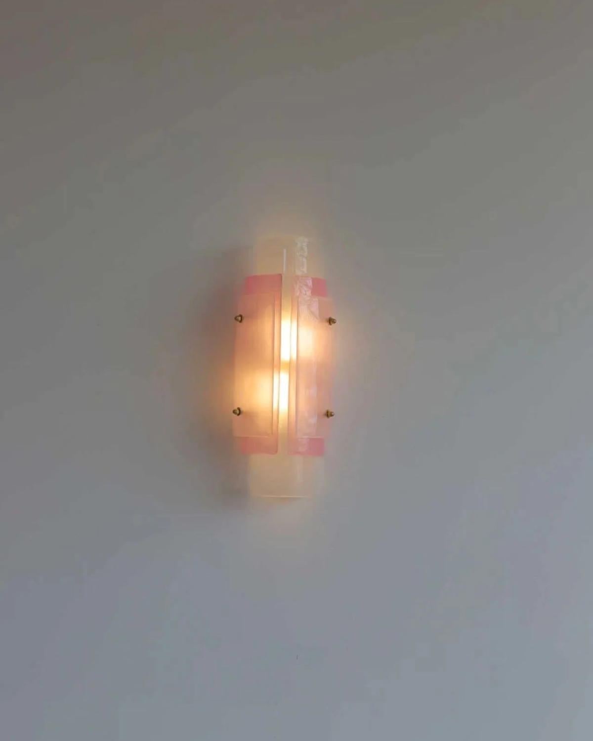 Ribbon Veil Murano Glass Wall Sconce