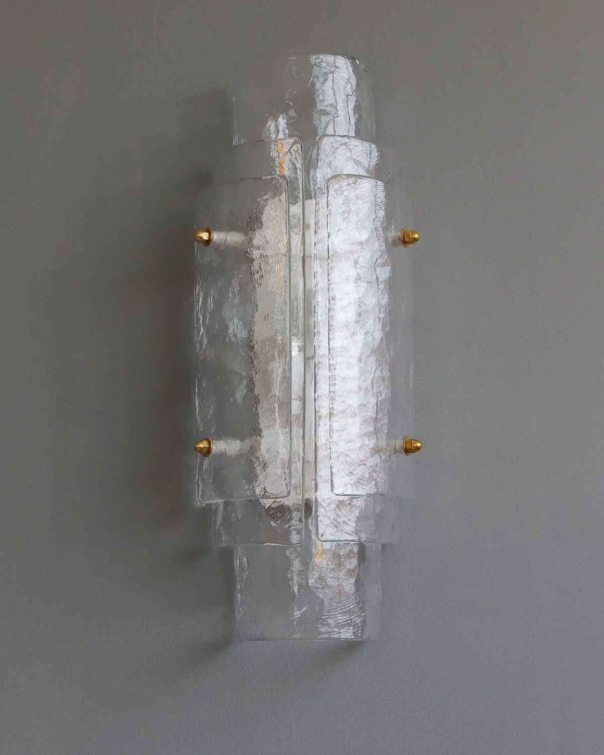 Ribbon Veil Murano Glass Wall Sconce