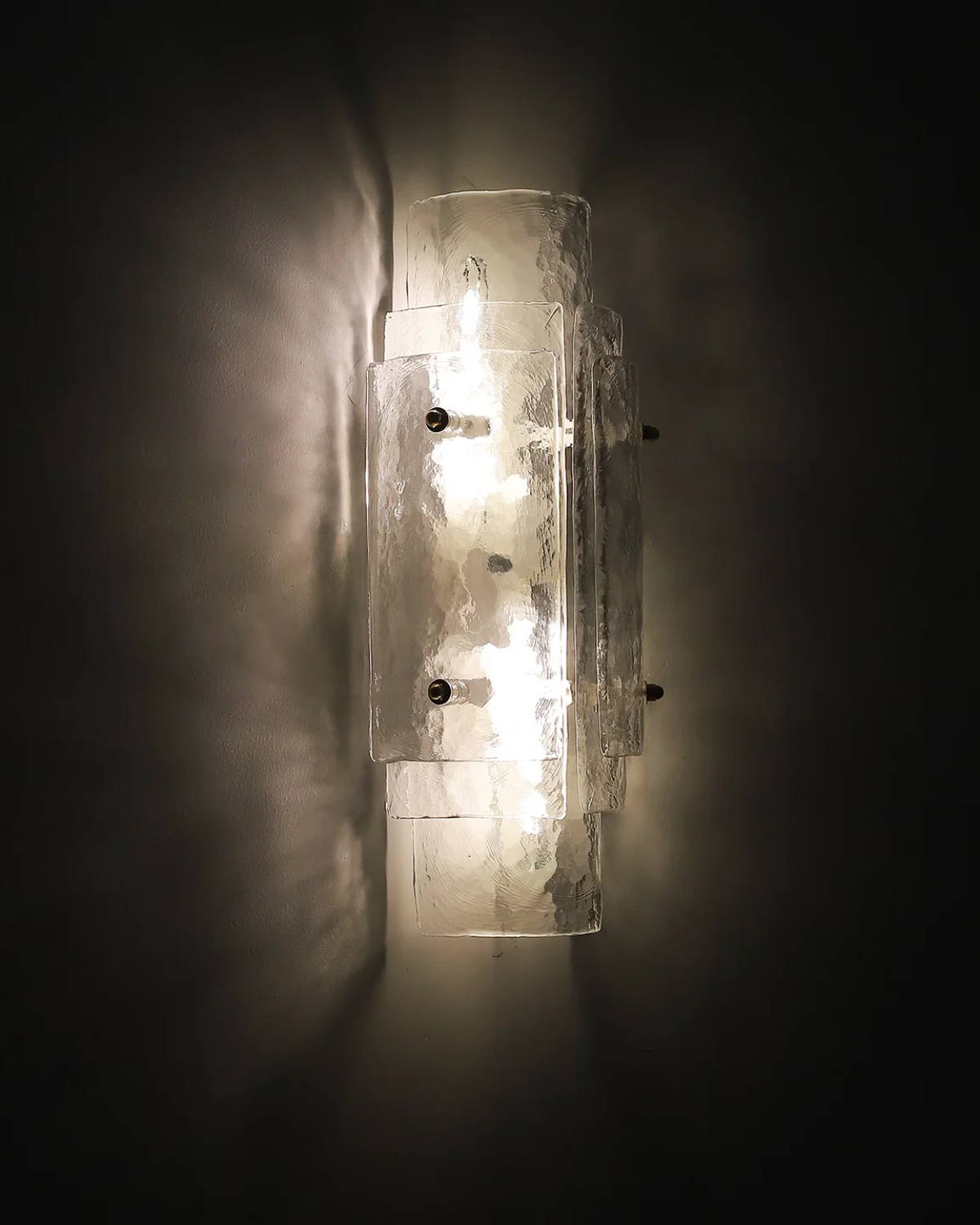 Ribbon Veil Murano Glass Wall Sconce