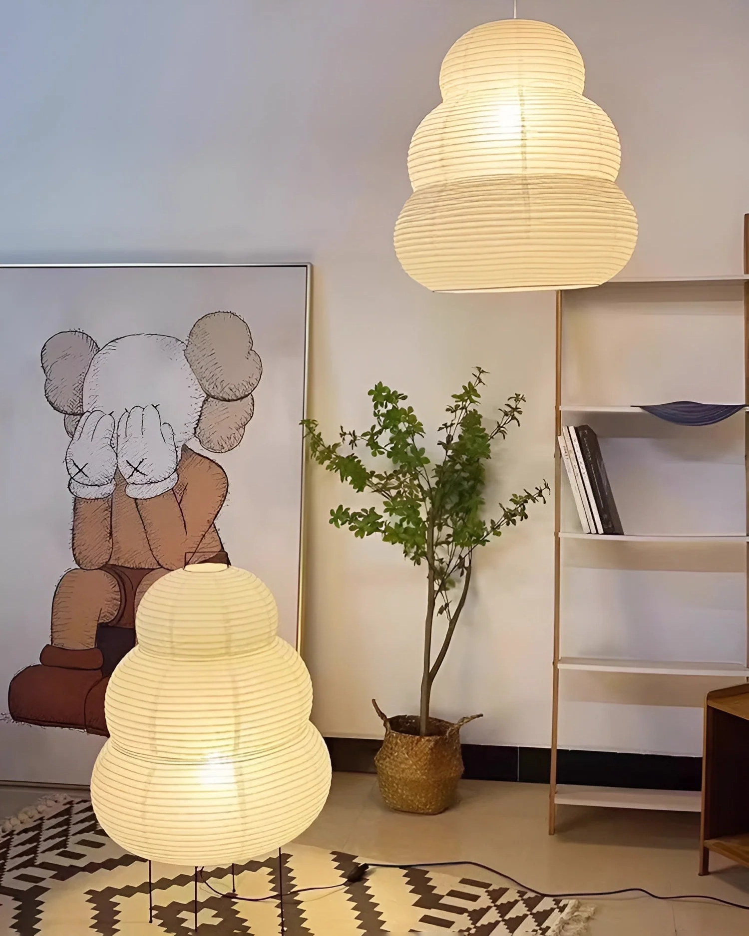 Rice Paper 24N Pendant Swag Light