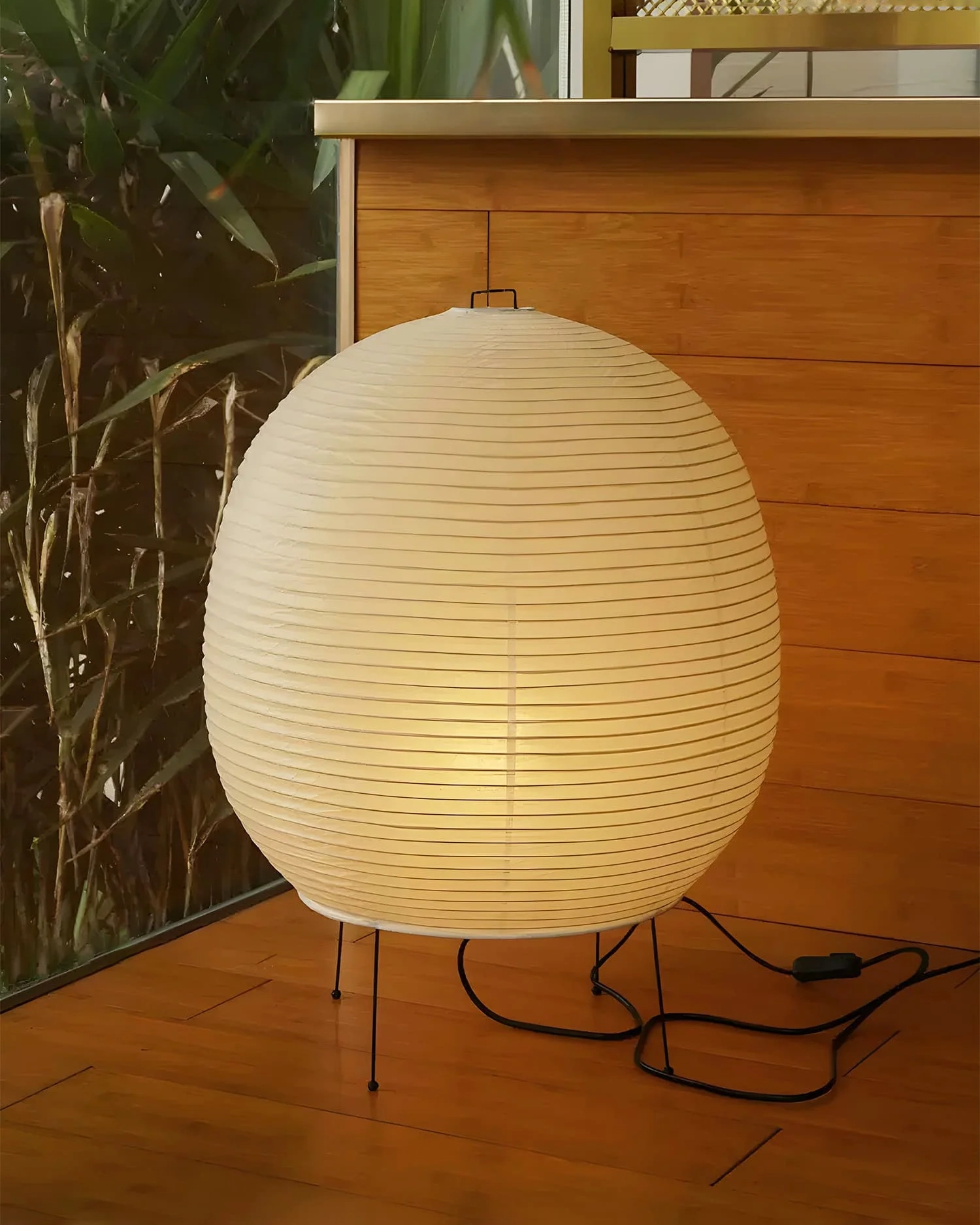 Rice Paper Lantern Table Lamp