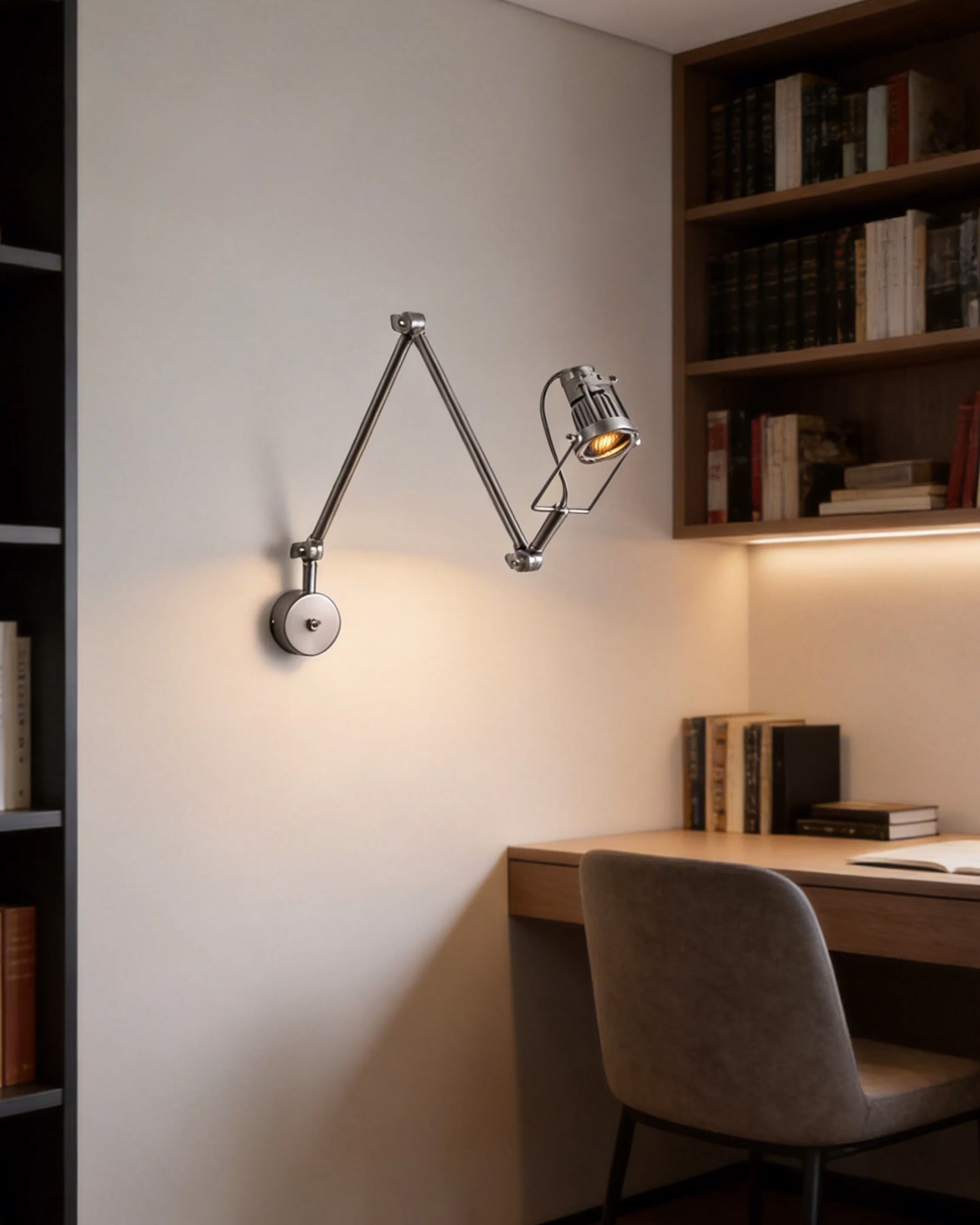 Rivet Swing Arm Wall Lamp