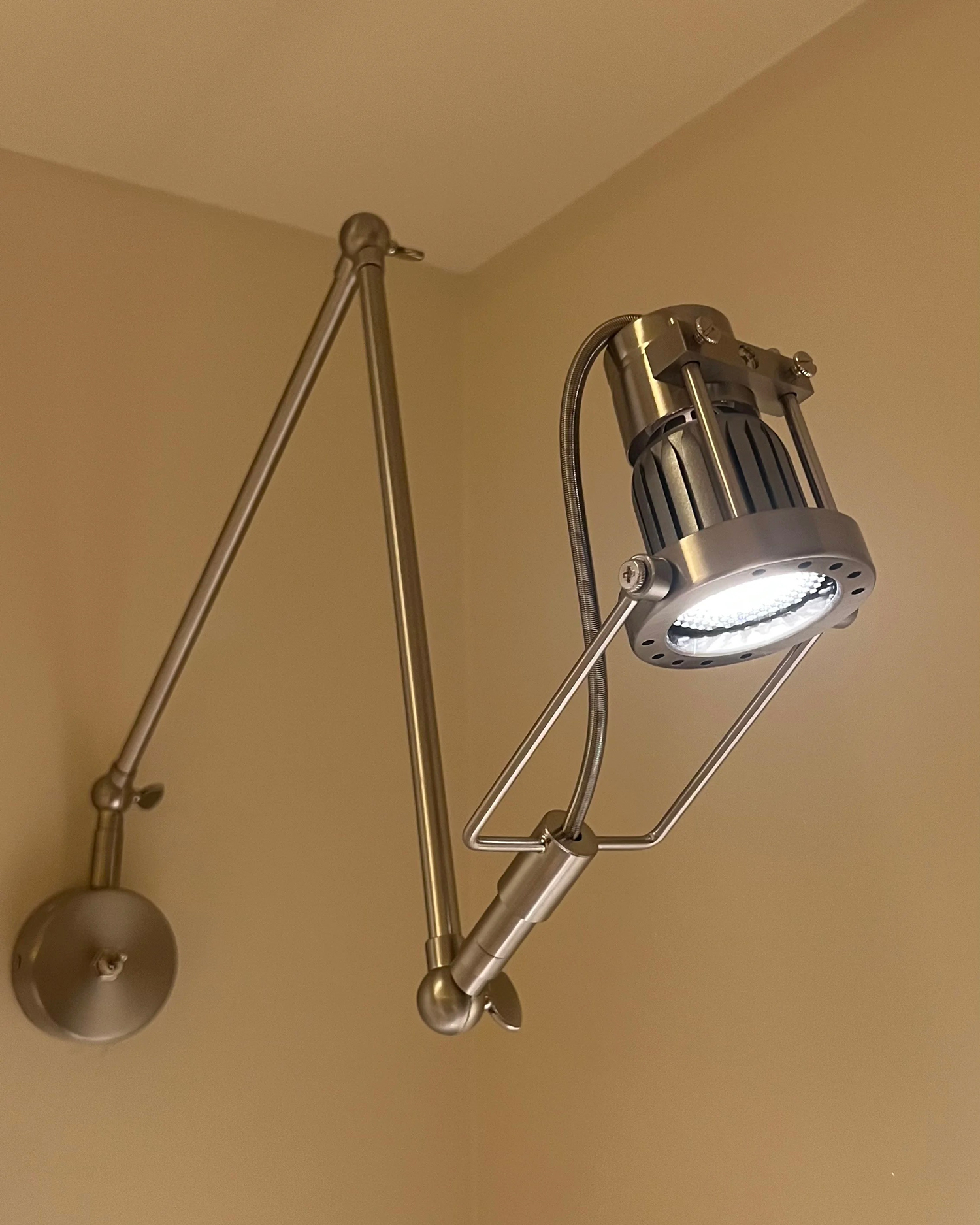Rivet Swing Arm Wall Lamp