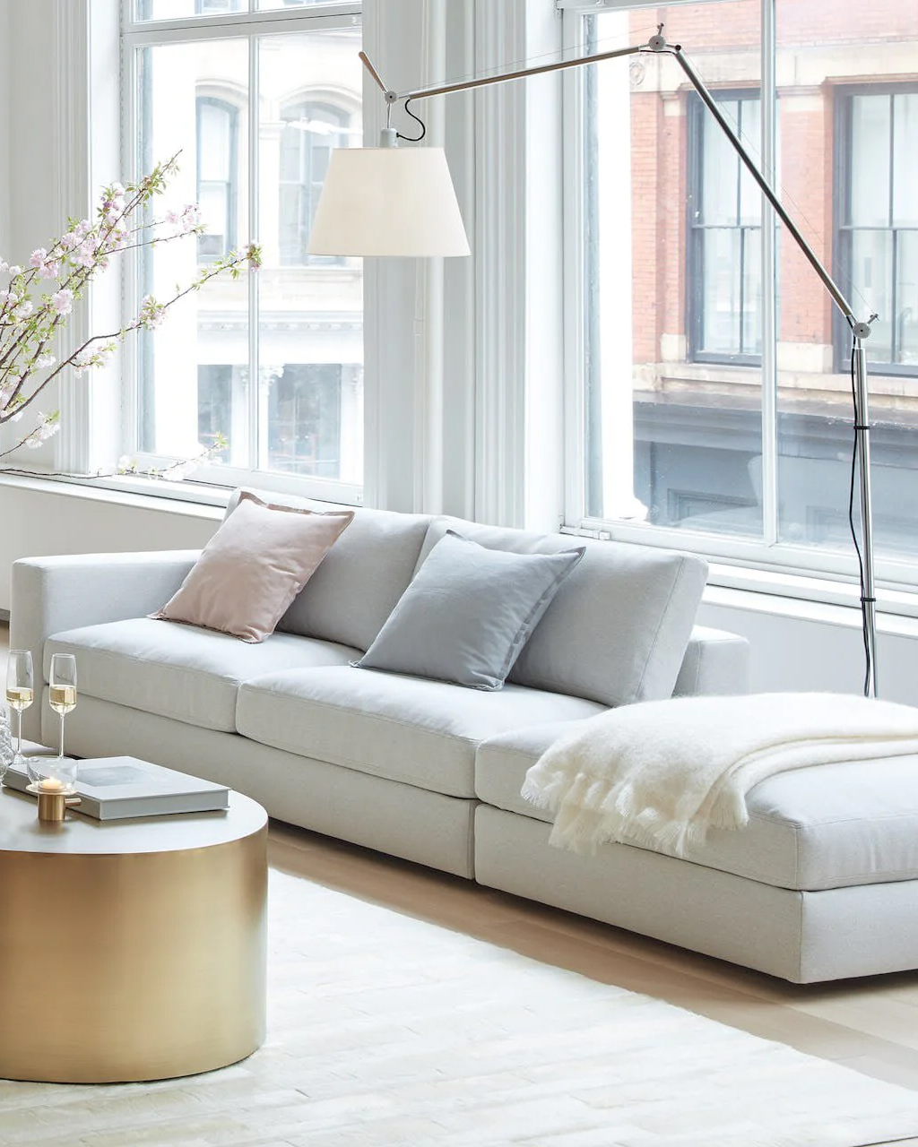 Rocker Modern Design Floor Lamp