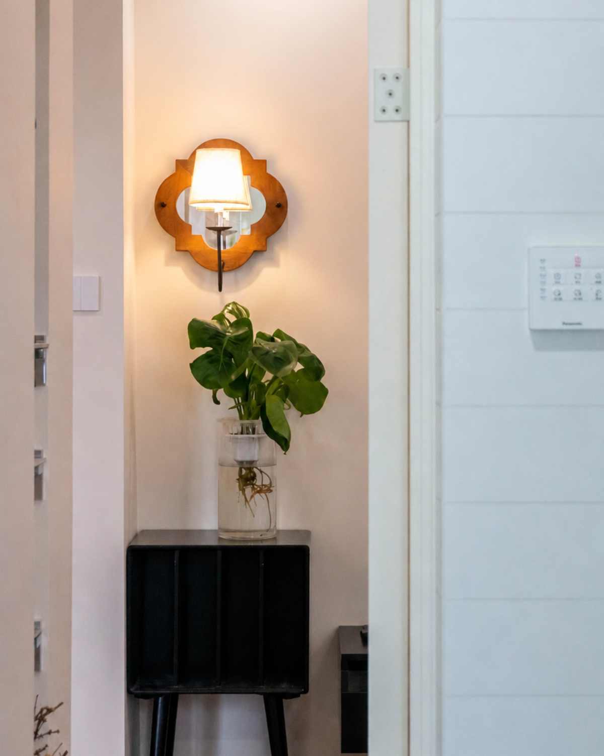 Rosette Mirror Wall Sconce