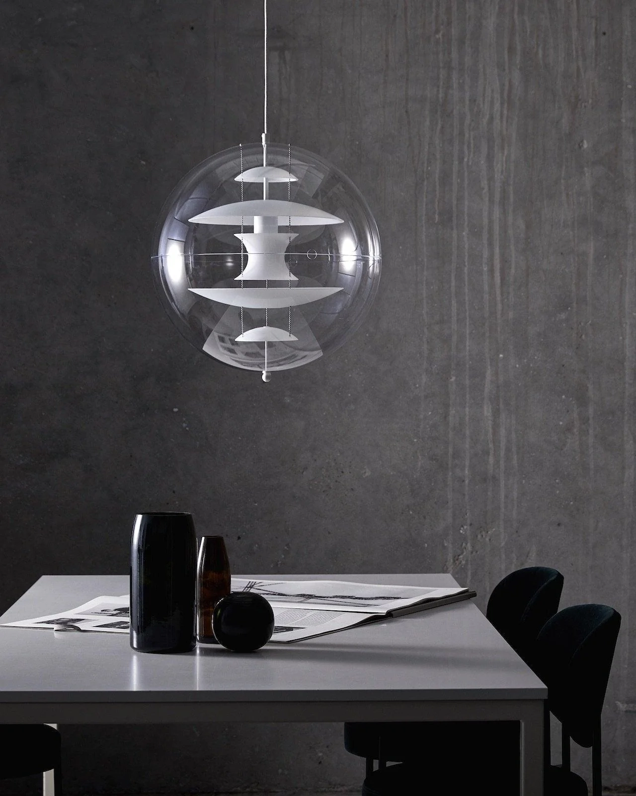 Round Sphere Pendant Lamp