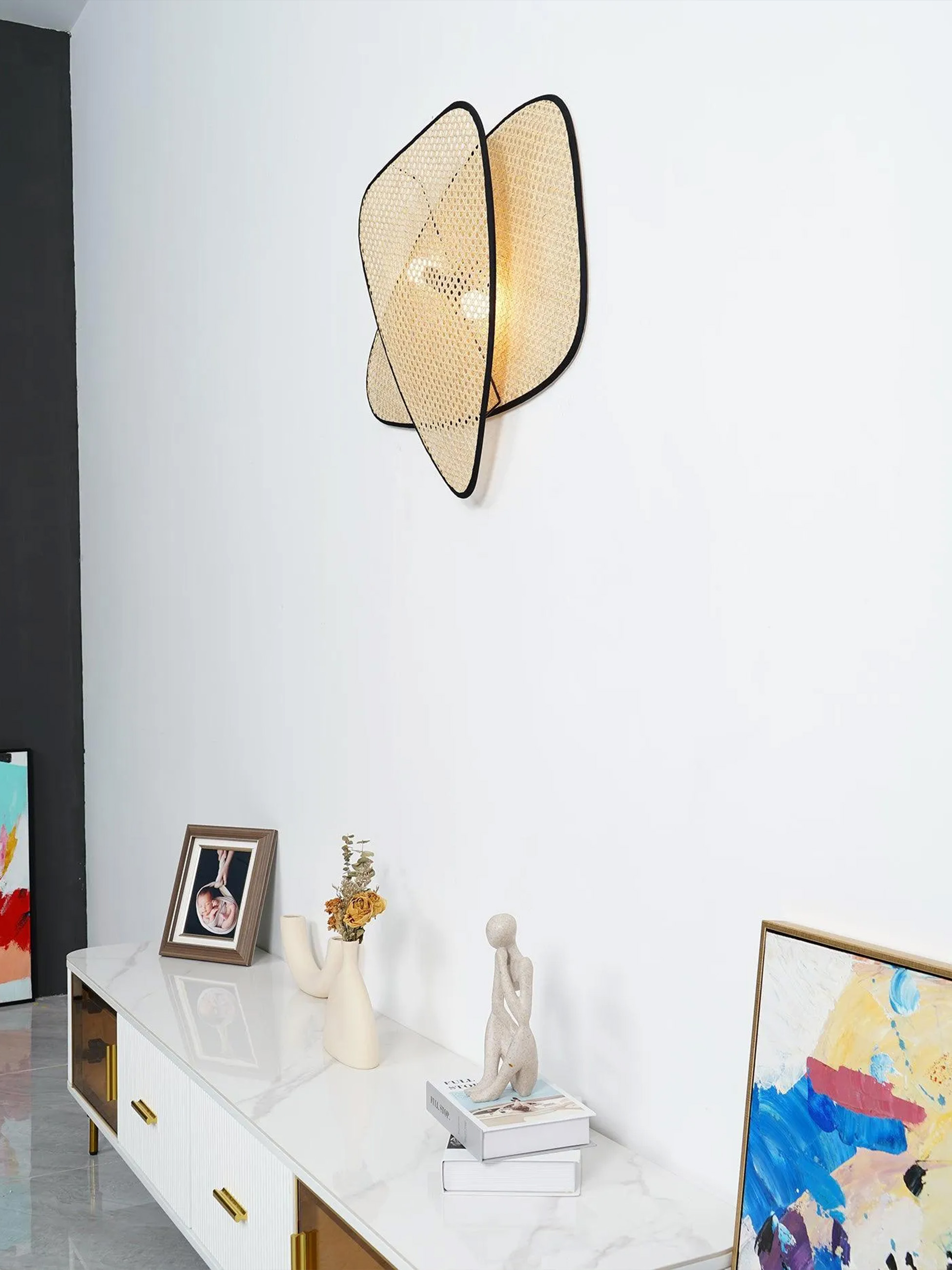 Screen Cannage Sconce