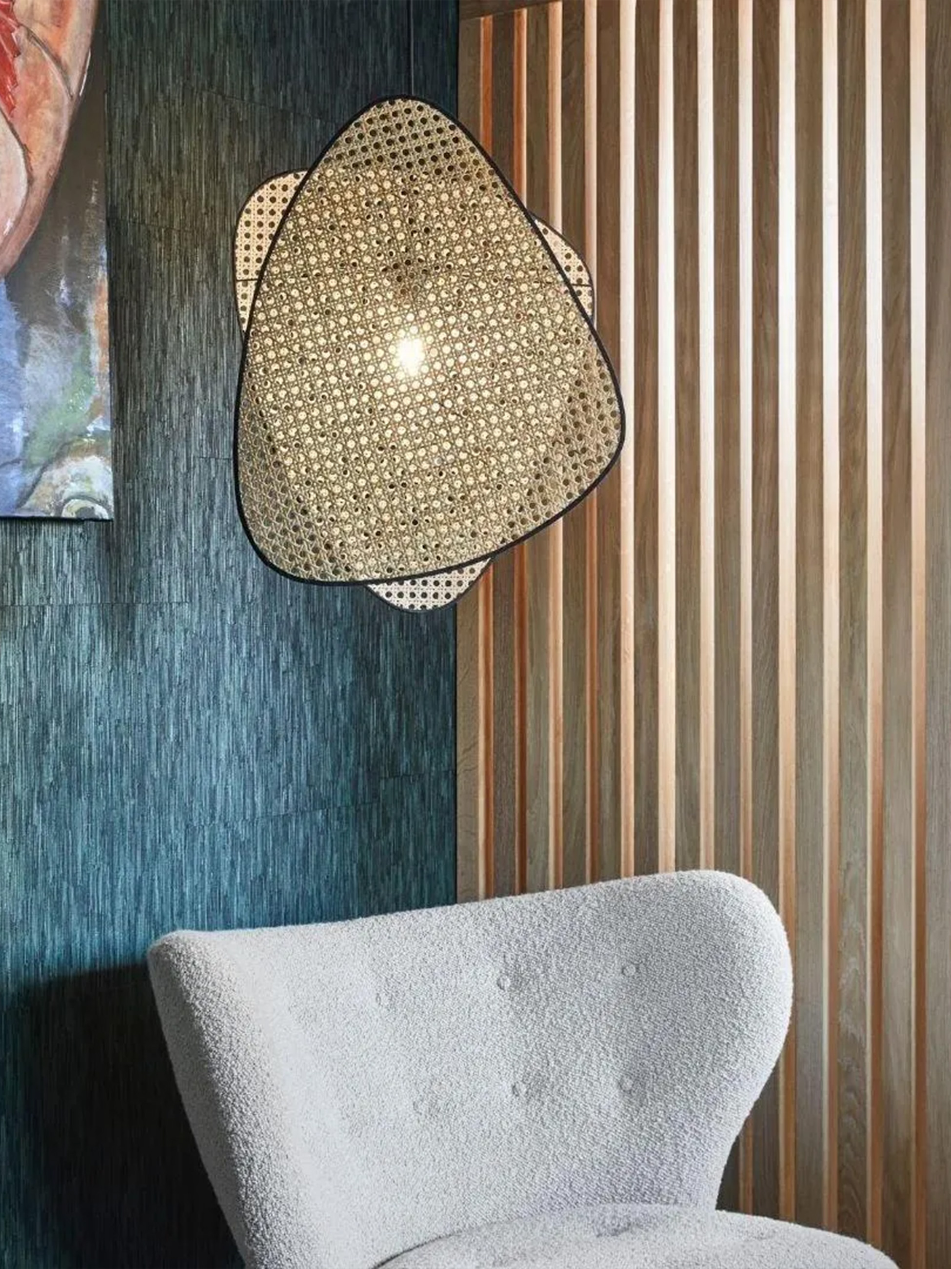 Screen Cannage Sconce