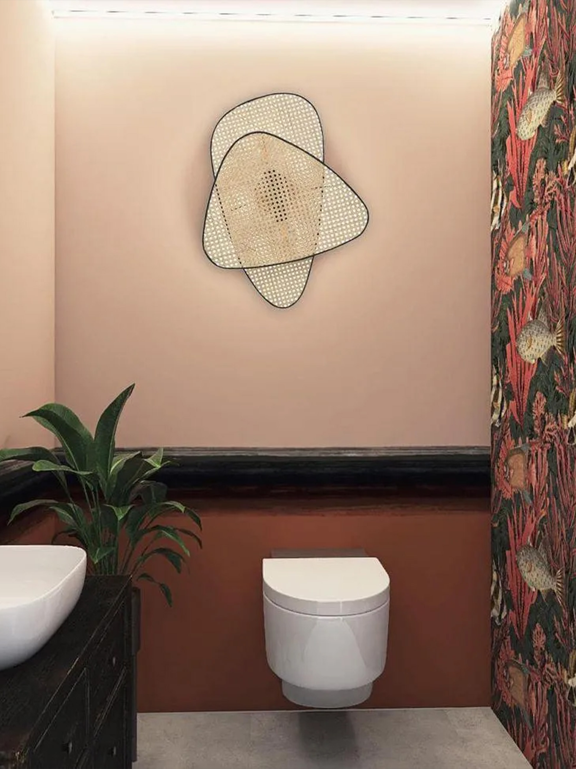 Screen Cannage Sconce