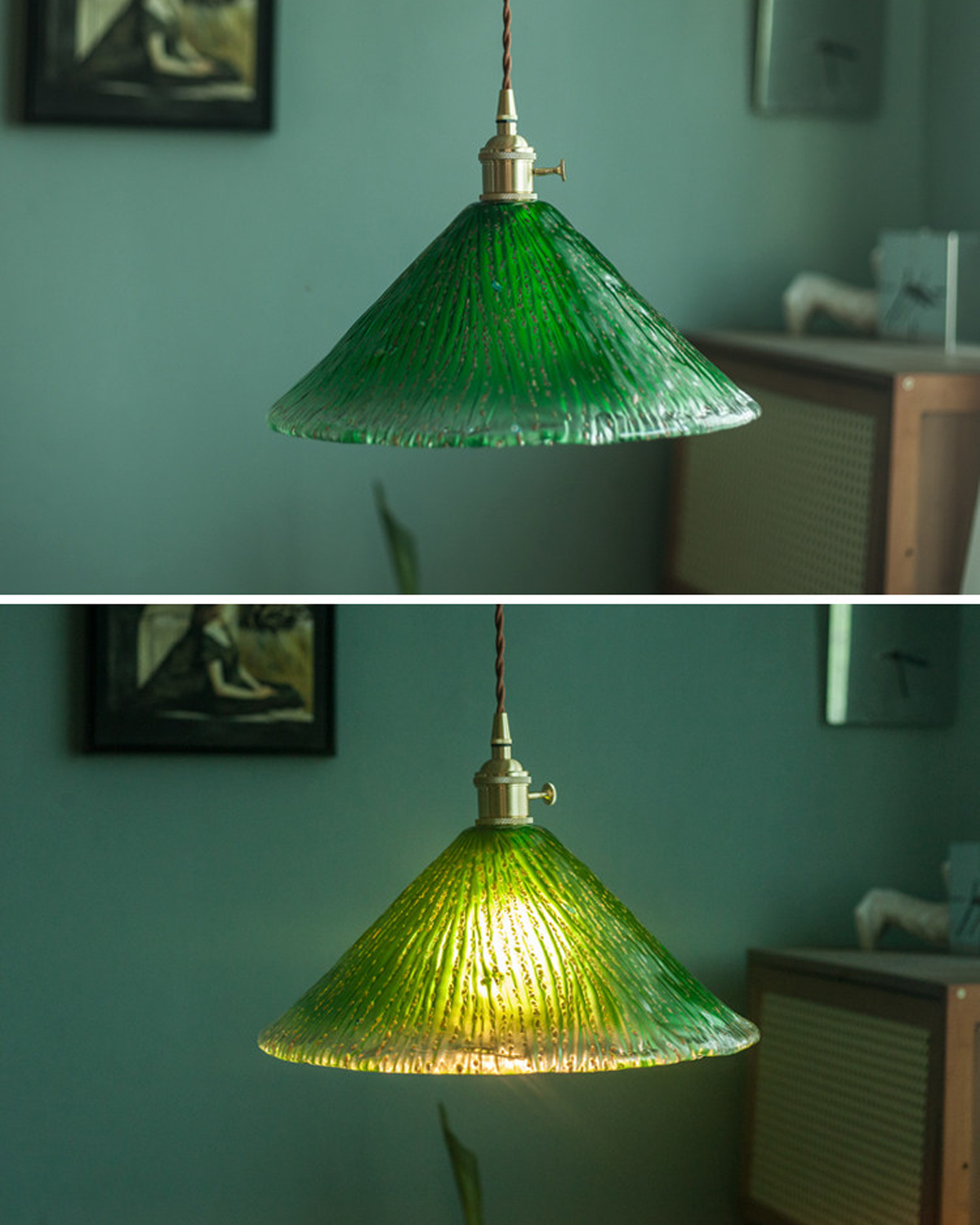 Sea Bloom Glass Pendant Light