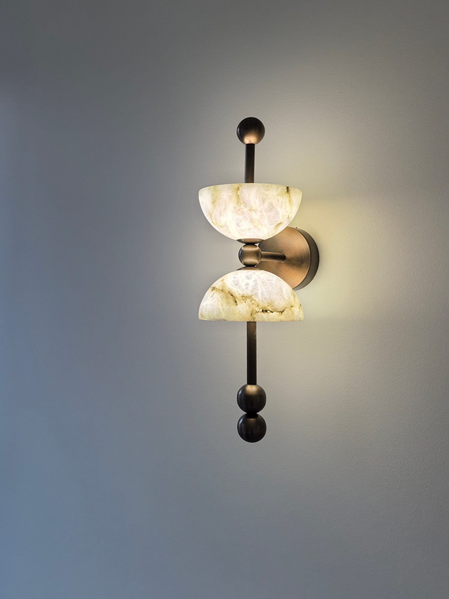 Selene Alabaster Wall Sconce