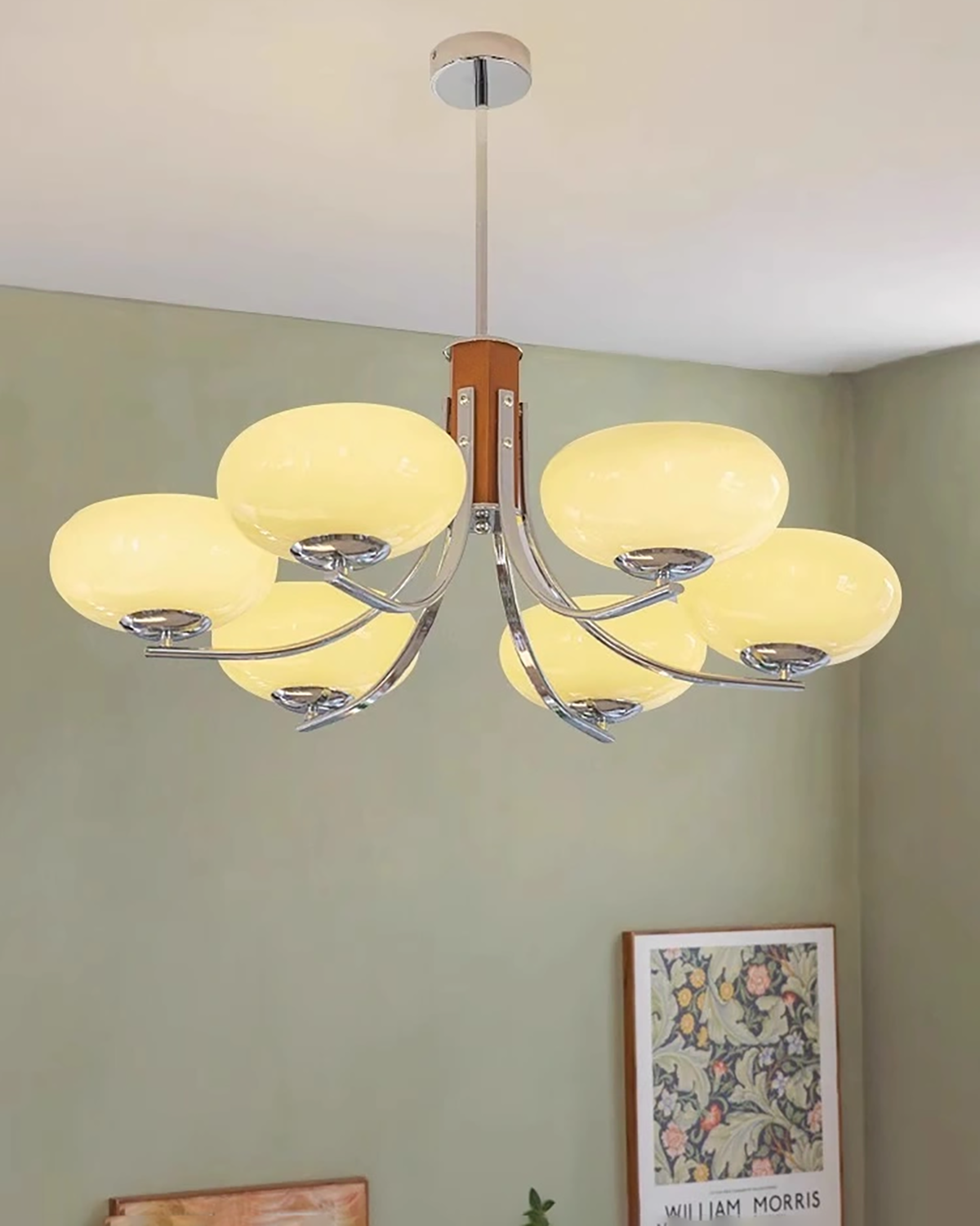 Serene Lotus Chandelier