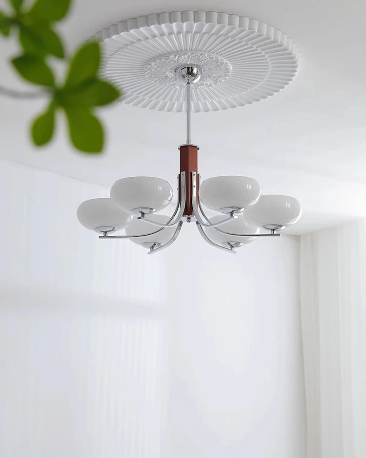 Serene Lotus Chandelier