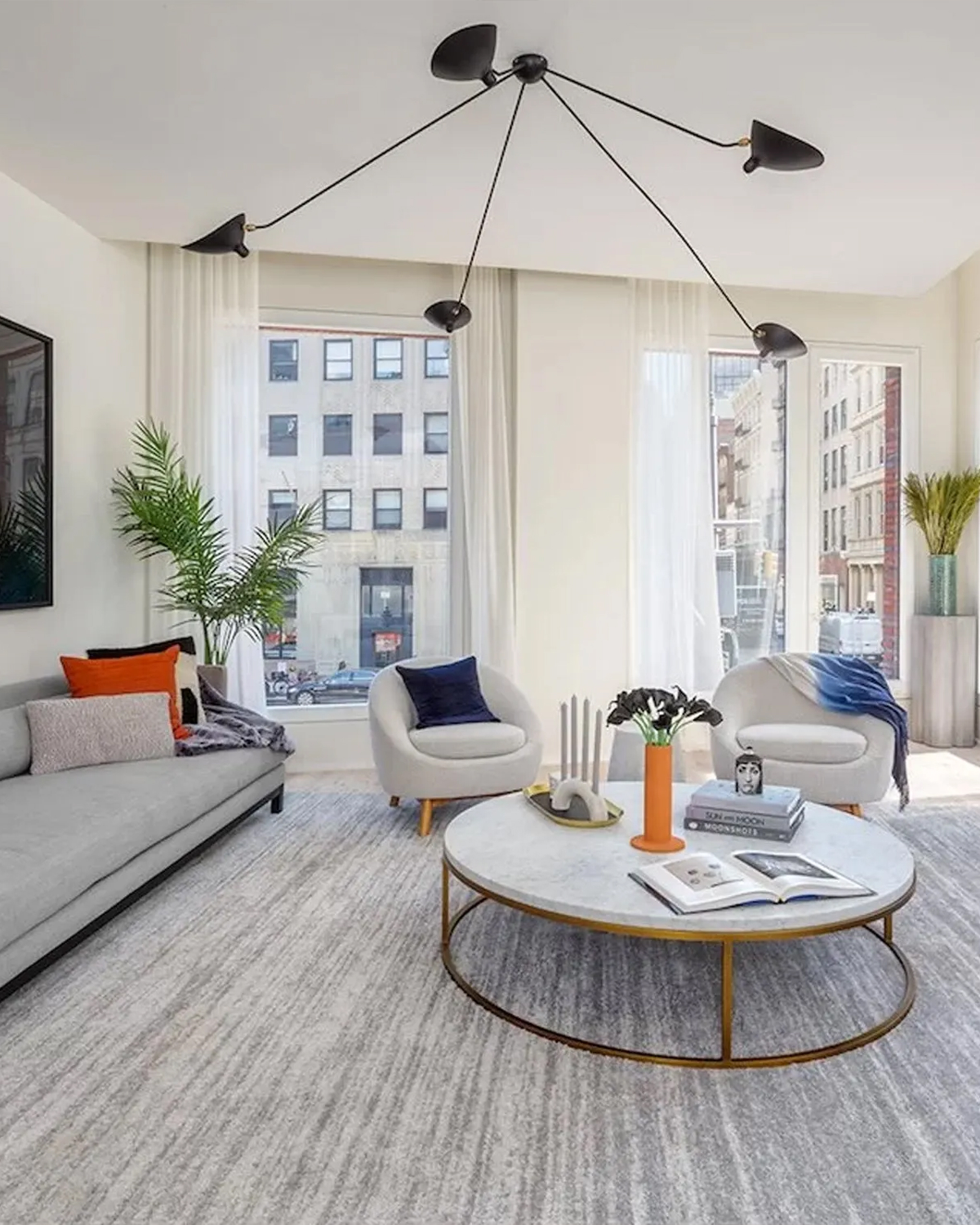 Serge Mouille Ceiling Lamp B