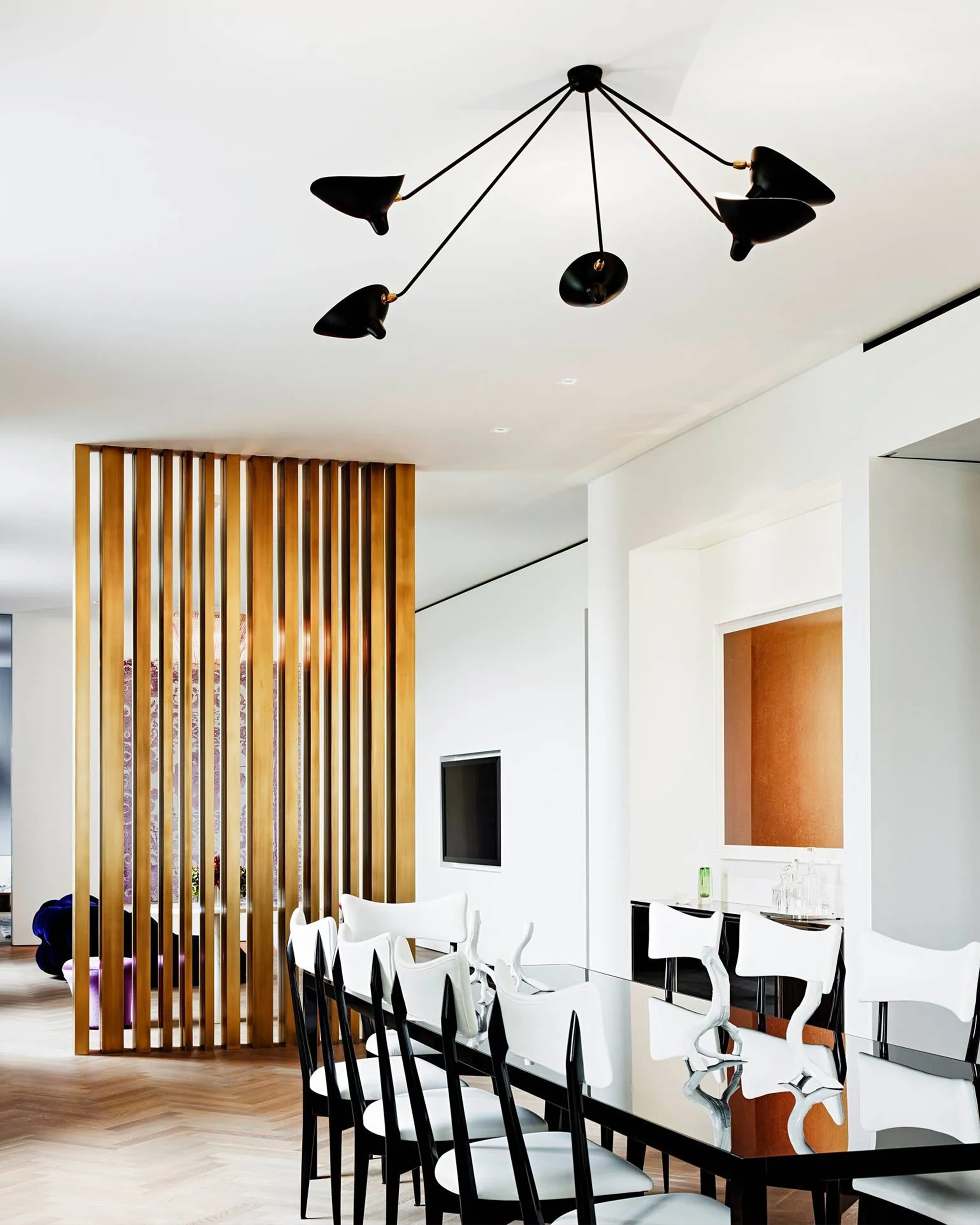 Serge Mouille Ceiling Lamp B