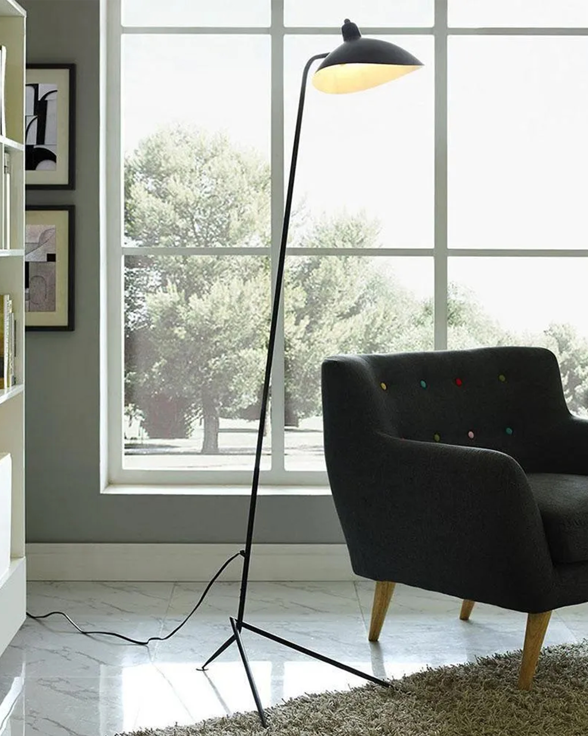 Serge Mouille Floor Lamp